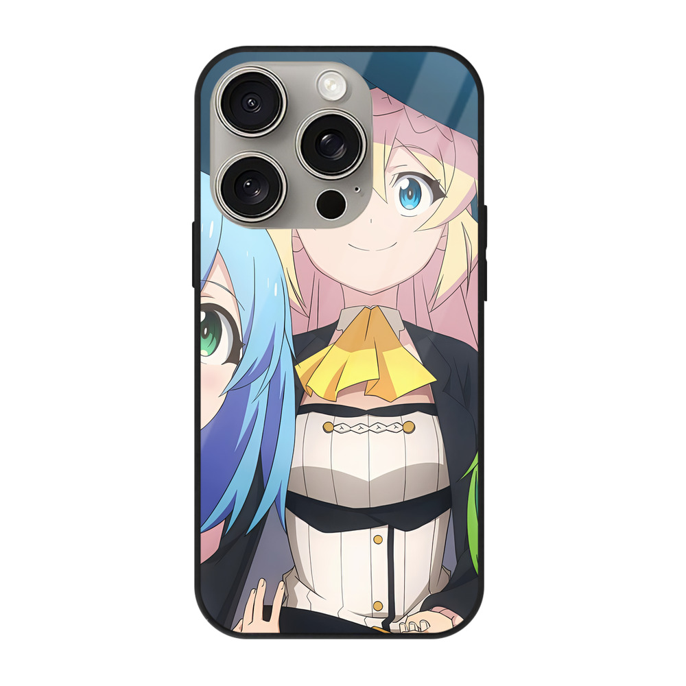（画像用） 転スラ Regarding Reincarnated to Slime 【iPhone15Pro対応】スマホケース 耐衝撃＆黄変防止 背面ガラス