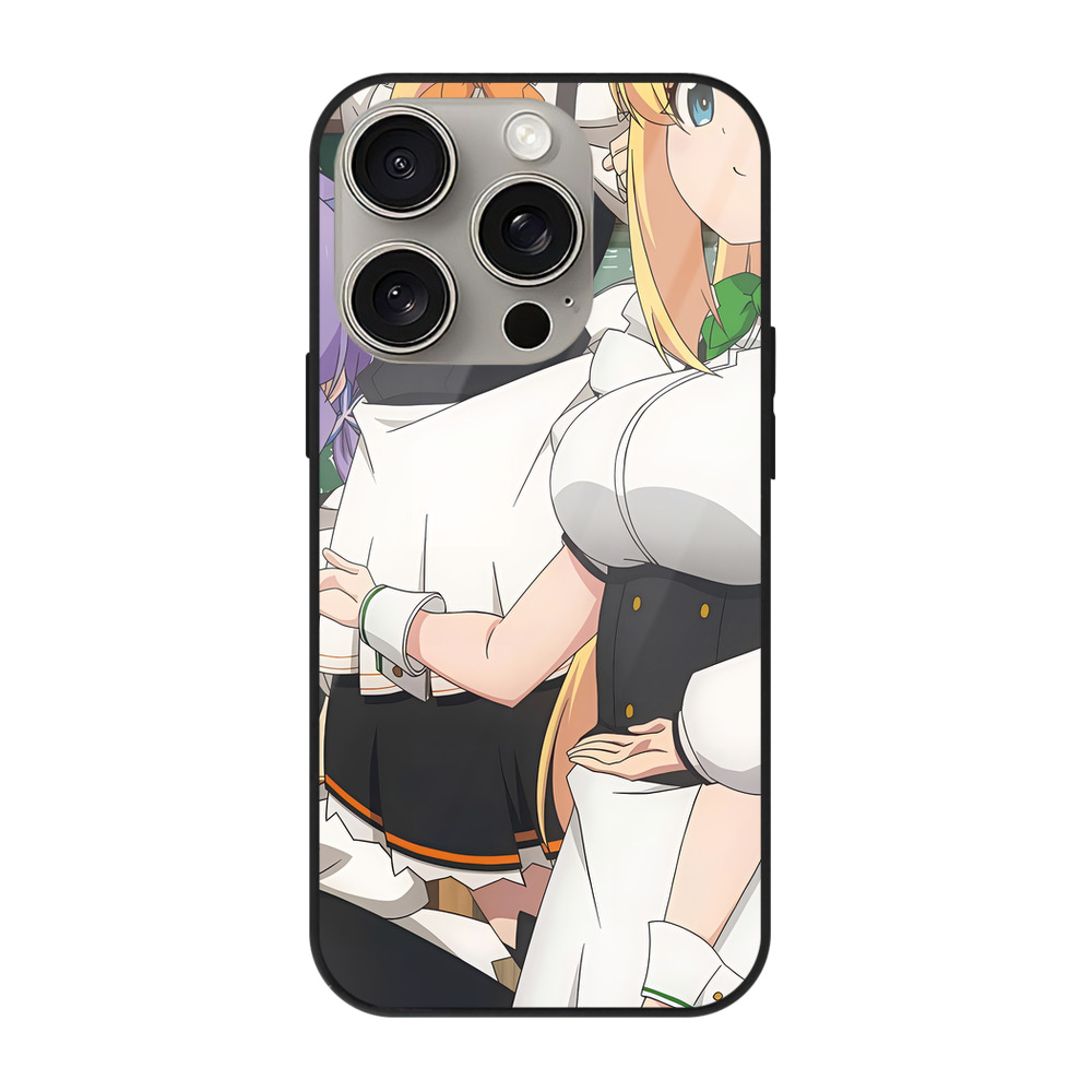 （画像用） 転スラ Regarding Reincarnated to Slime 【iPhone15Pro対応】スマホケース 耐衝撃＆黄変防止 背面ガラス