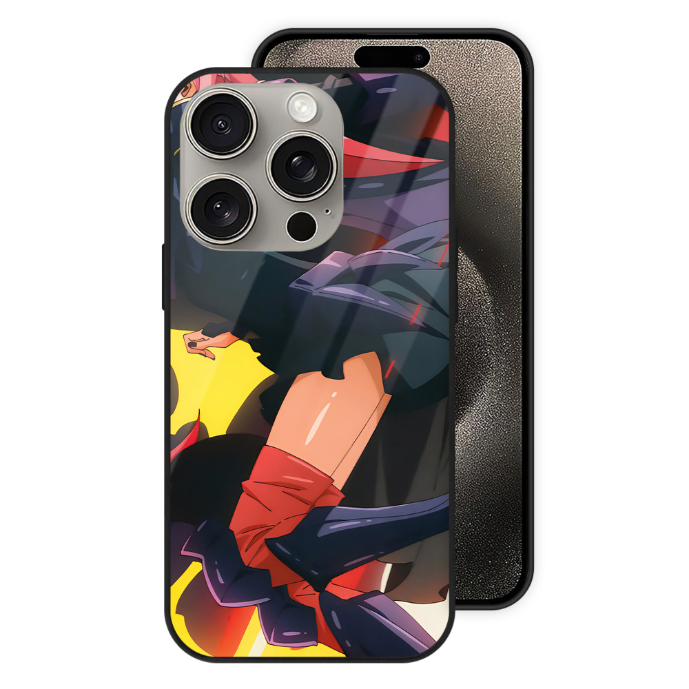（画像用） 転スラ Regarding Reincarnated to Slime 【iPhone15Pro対応】スマホケース 耐衝撃＆黄変防止 背面ガラス