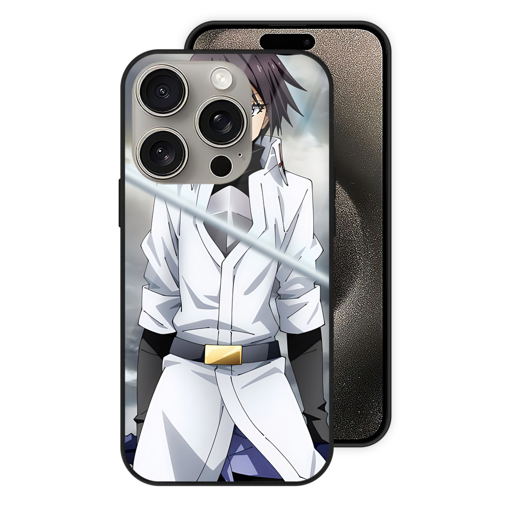 （画像用） 転スラ Regarding Reincarnated to Slime 【iPhone15Pro対応】スマホケース 耐衝撃＆黄変防止 背面ガラス