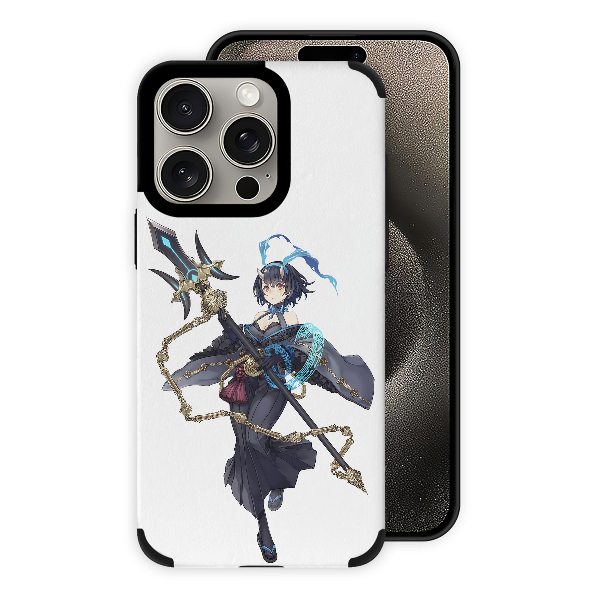 （画像用） 転スラ Regarding Reincarnated to Slime 【iPhone15ProMax対応】 PUレザー スマホケース 耐衝撃＆黄変防止