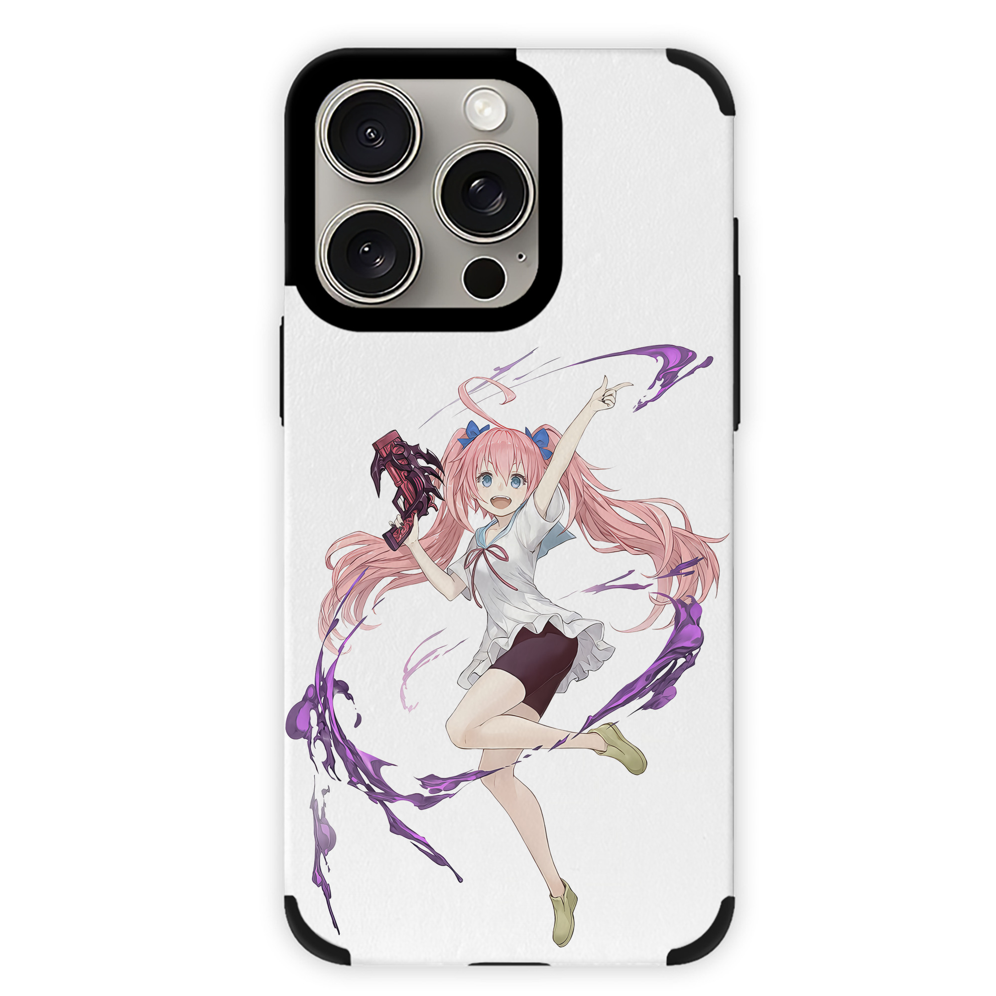（画像用） 転スラ Regarding Reincarnated to Slime 【iPhone15ProMax対応】 PUレザー スマホケース 耐衝撃＆黄変防止
