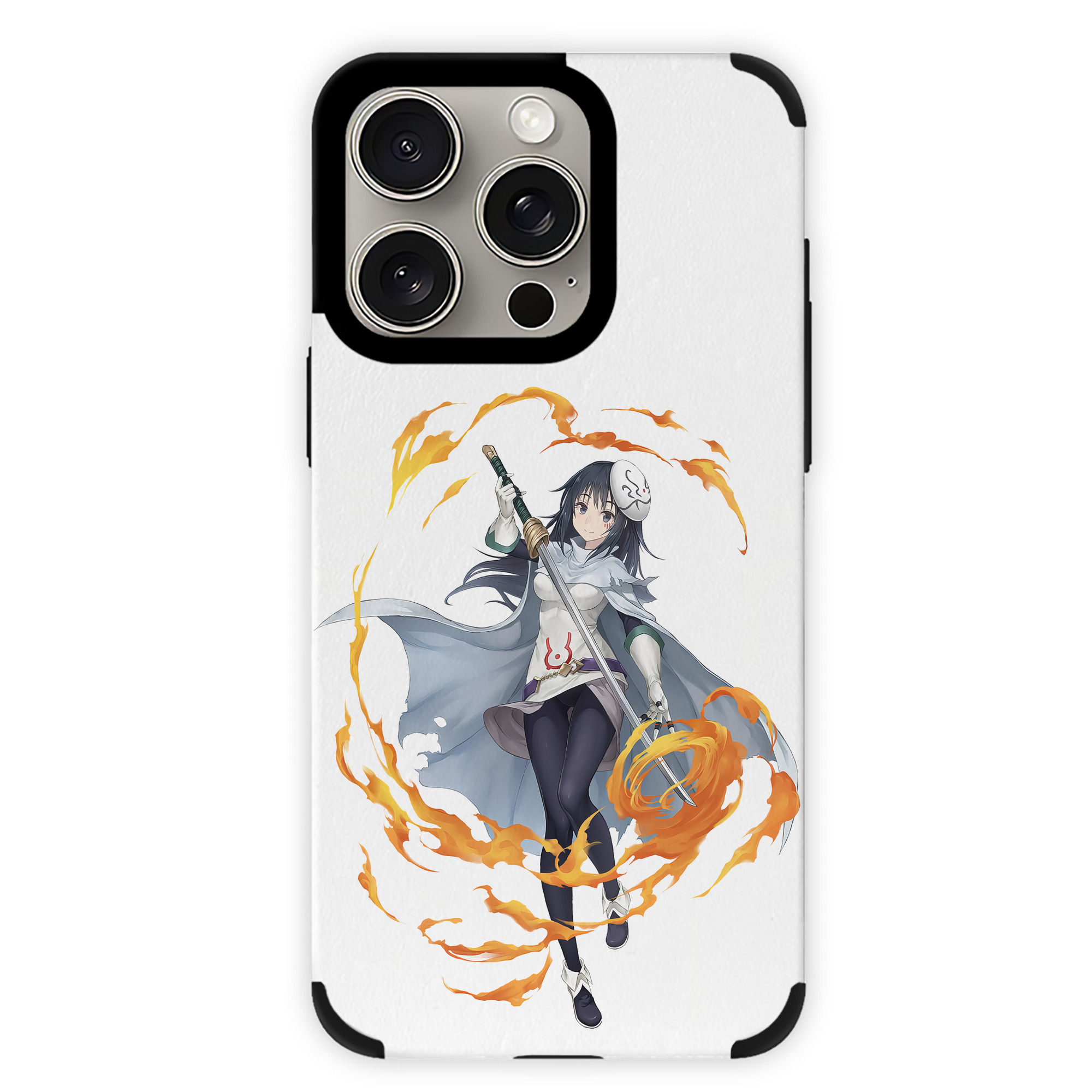 （画像用） 転スラ Regarding Reincarnated to Slime 【iPhone15ProMax対応】 PUレザー スマホケース 耐衝撃＆黄変防止