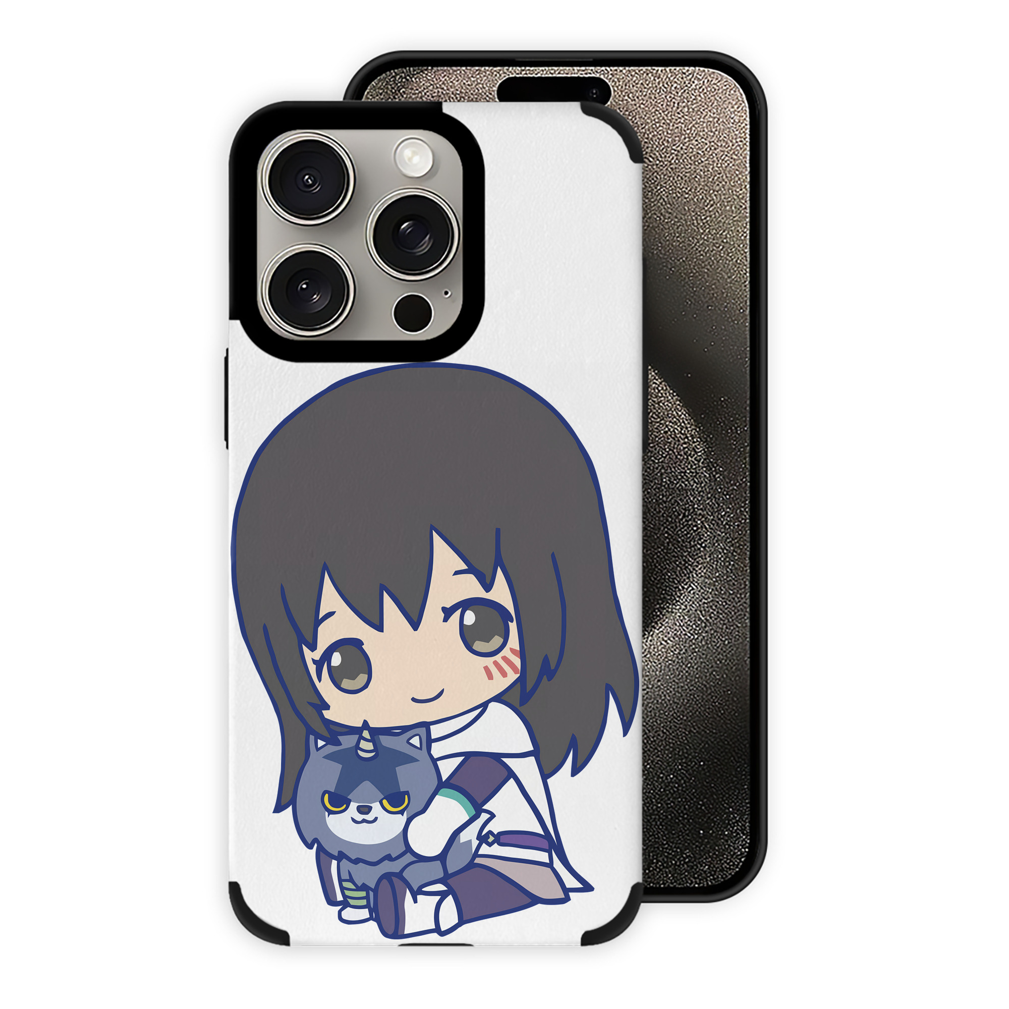 （画像用） 転スラ Regarding Reincarnated to Slime 【iPhone15ProMax対応】 PUレザー スマホケース 耐衝撃＆黄変防止
