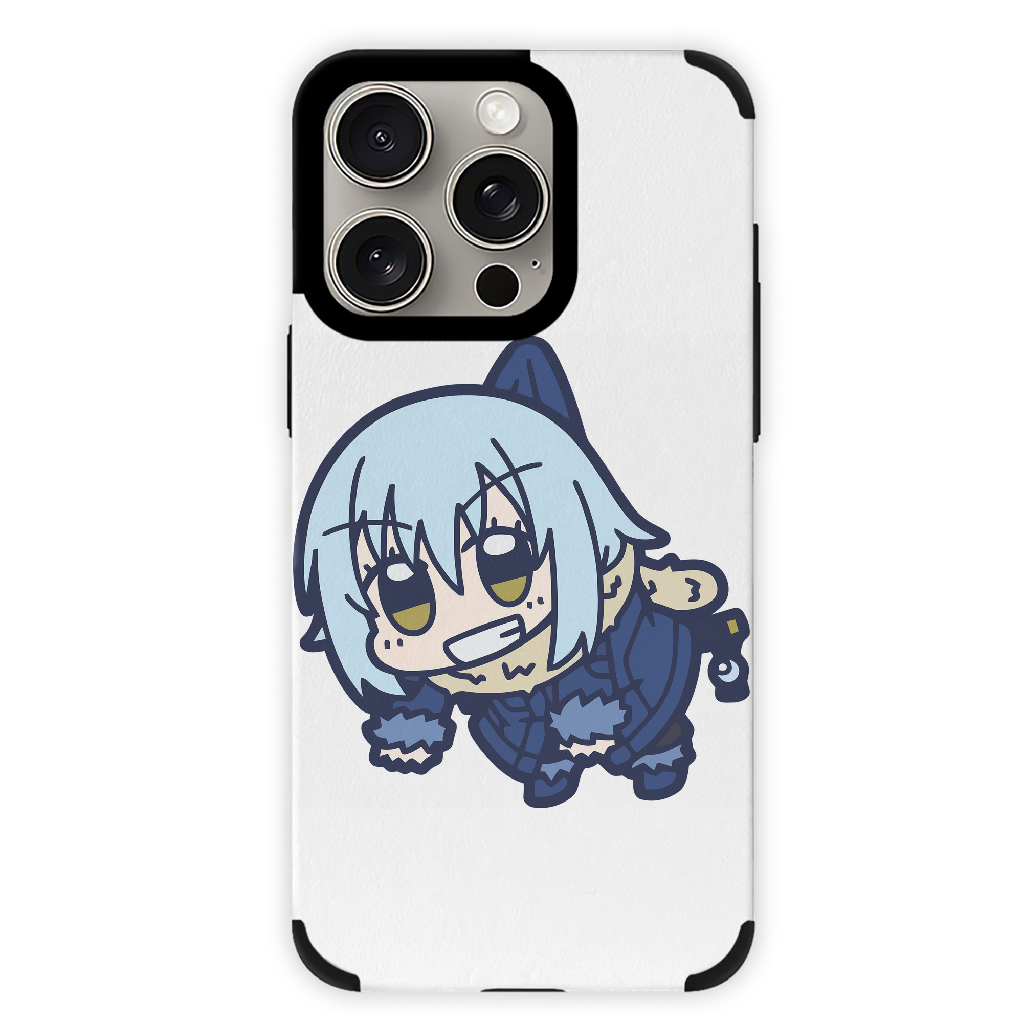 （画像用） 転スラ Regarding Reincarnated to Slime 【iPhone15ProMax対応】 PUレザー スマホケース 耐衝撃＆黄変防止