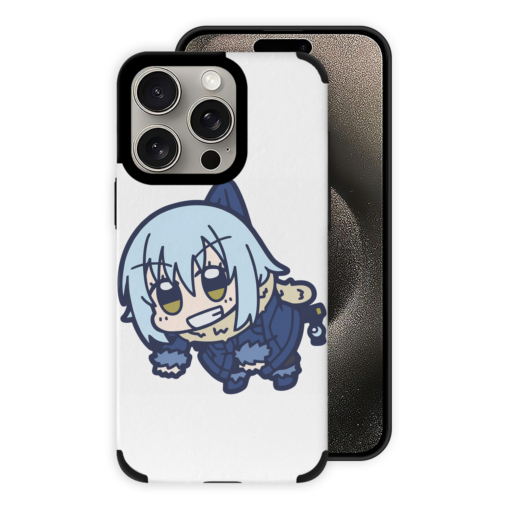 転スラ Regarding Reincarnated to Slime 【iPhone15ProMax対応】 PUレザー スマホケース 耐衝撃＆黄変防止
