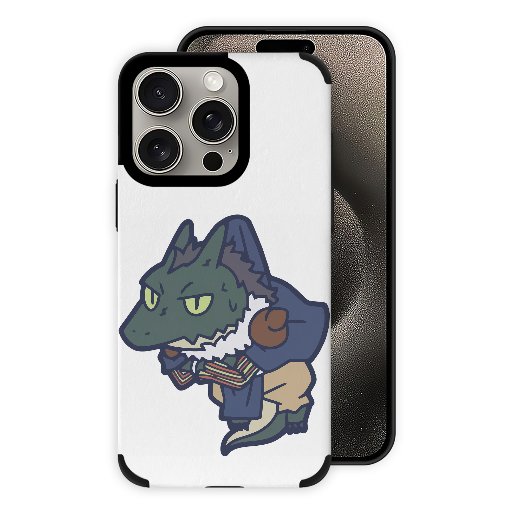（画像用） 転スラ Regarding Reincarnated to Slime 【iPhone15ProMax対応】 PUレザー スマホケース 耐衝撃＆黄変防止