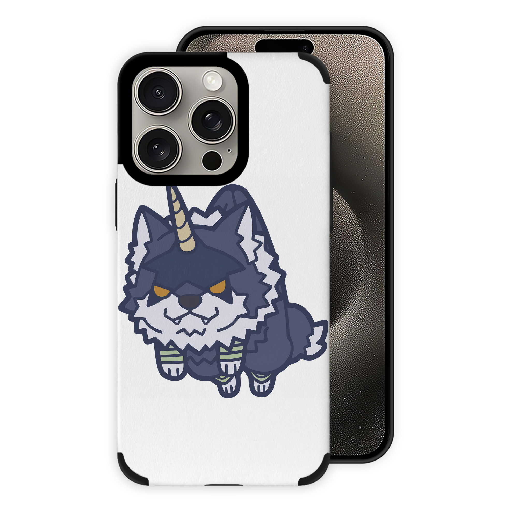 （画像用） 転スラ Regarding Reincarnated to Slime 【iPhone15ProMax対応】 PUレザー スマホケース 耐衝撃＆黄変防止