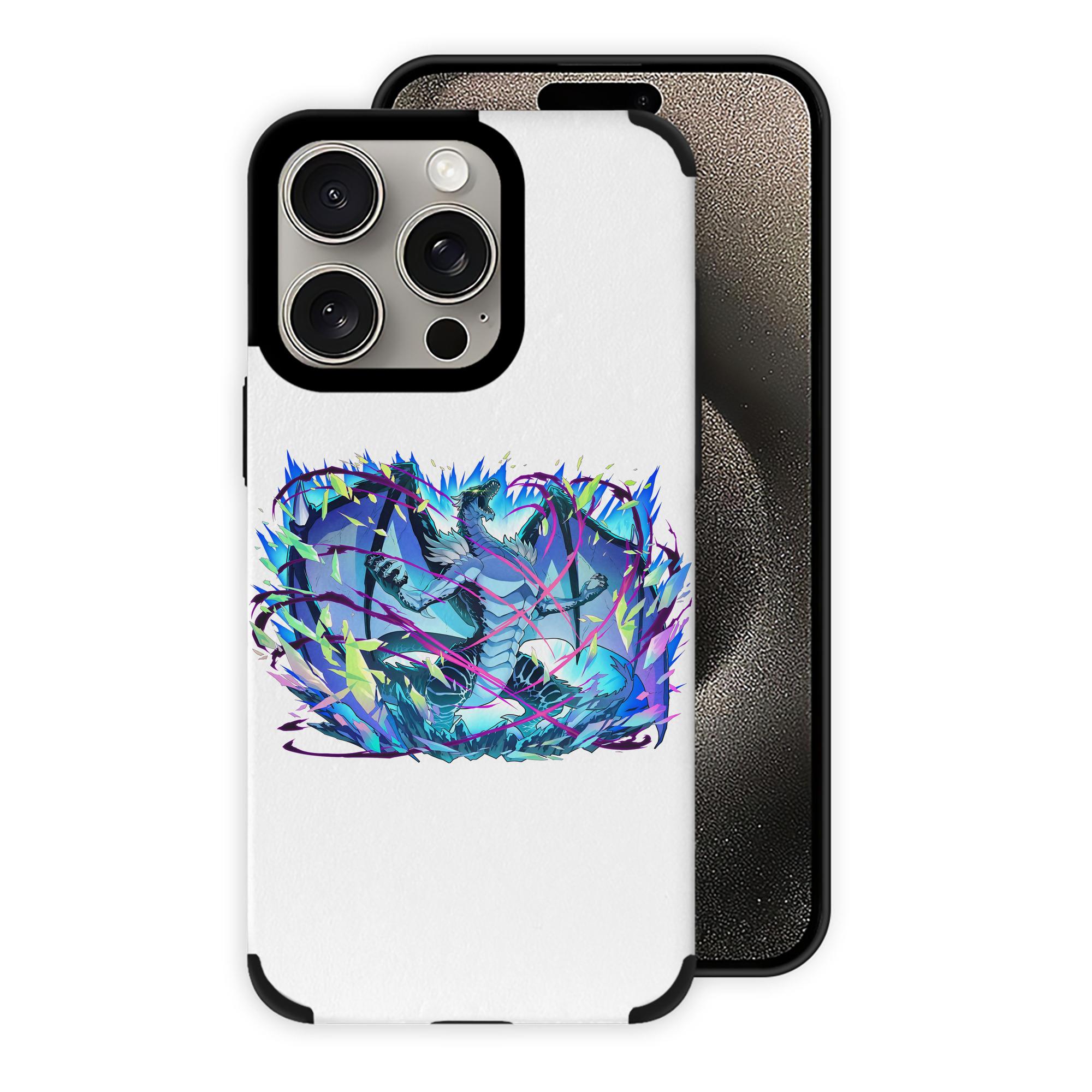 転スラ Regarding Reincarnated to Slime 【iPhone15ProMax対応】 PUレザー スマホケース 耐衝撃＆黄変防止