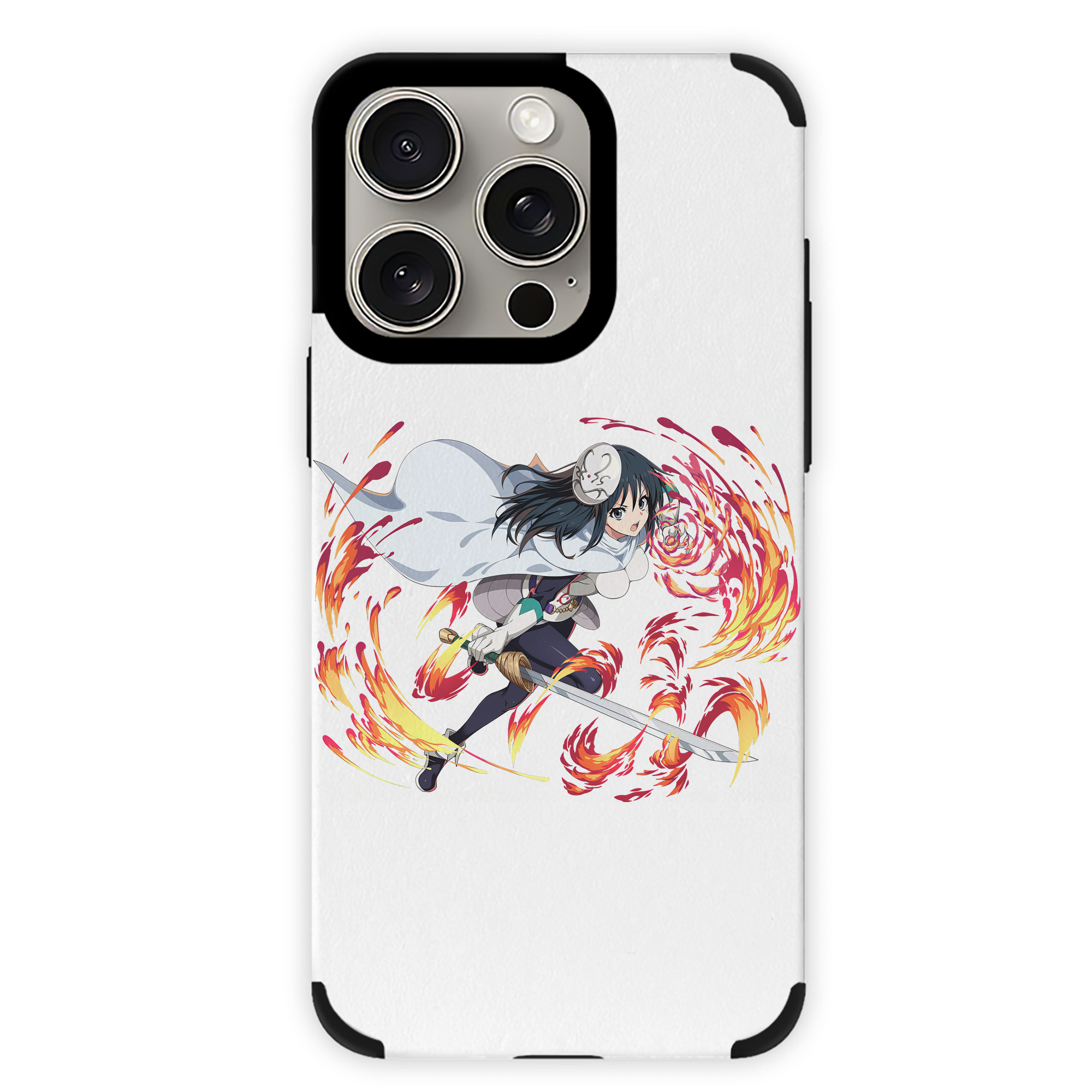 （画像用） 転スラ Regarding Reincarnated to Slime 【iPhone15ProMax対応】 PUレザー スマホケース 耐衝撃＆黄変防止