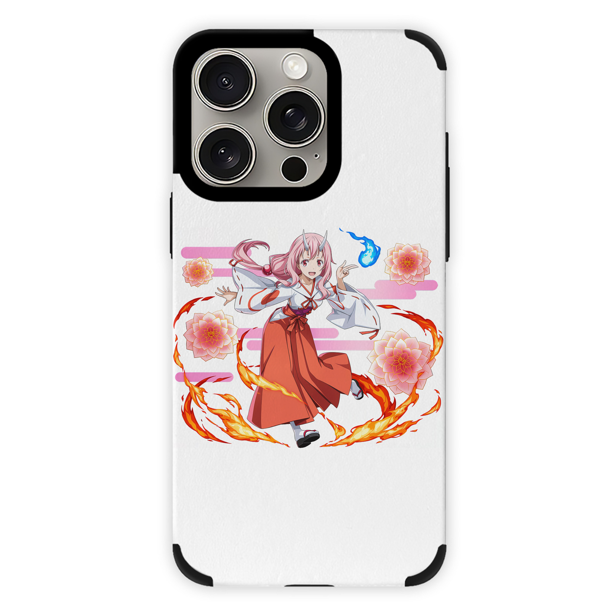 （画像用） 転スラ Regarding Reincarnated to Slime 【iPhone15ProMax対応】 PUレザー スマホケース 耐衝撃＆黄変防止