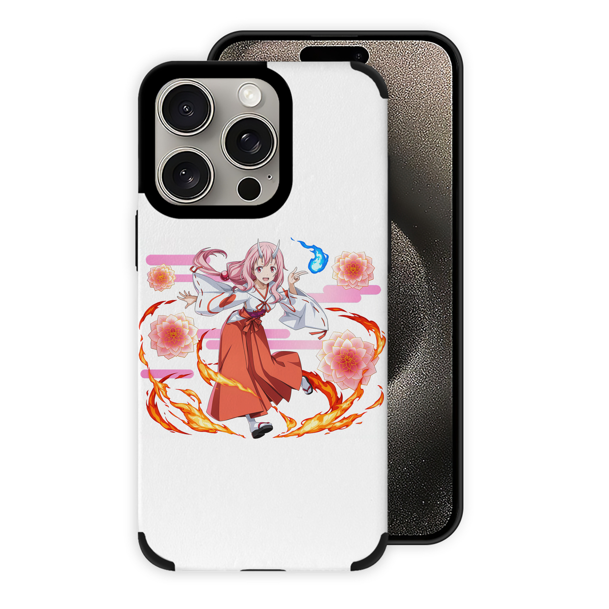 転スラ Regarding Reincarnated to Slime 【iPhone15ProMax対応】 PUレザー スマホケース 耐衝撃＆黄変防止