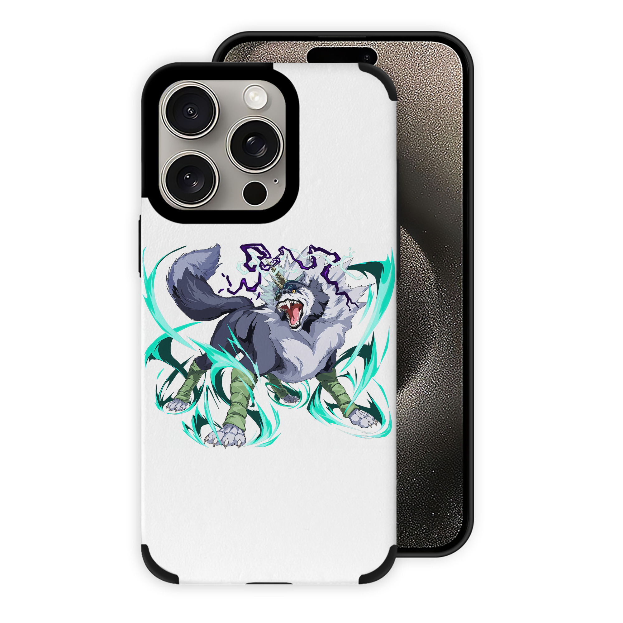 （画像用） 転スラ Regarding Reincarnated to Slime 【iPhone15ProMax対応】 PUレザー スマホケース 耐衝撃＆黄変防止
