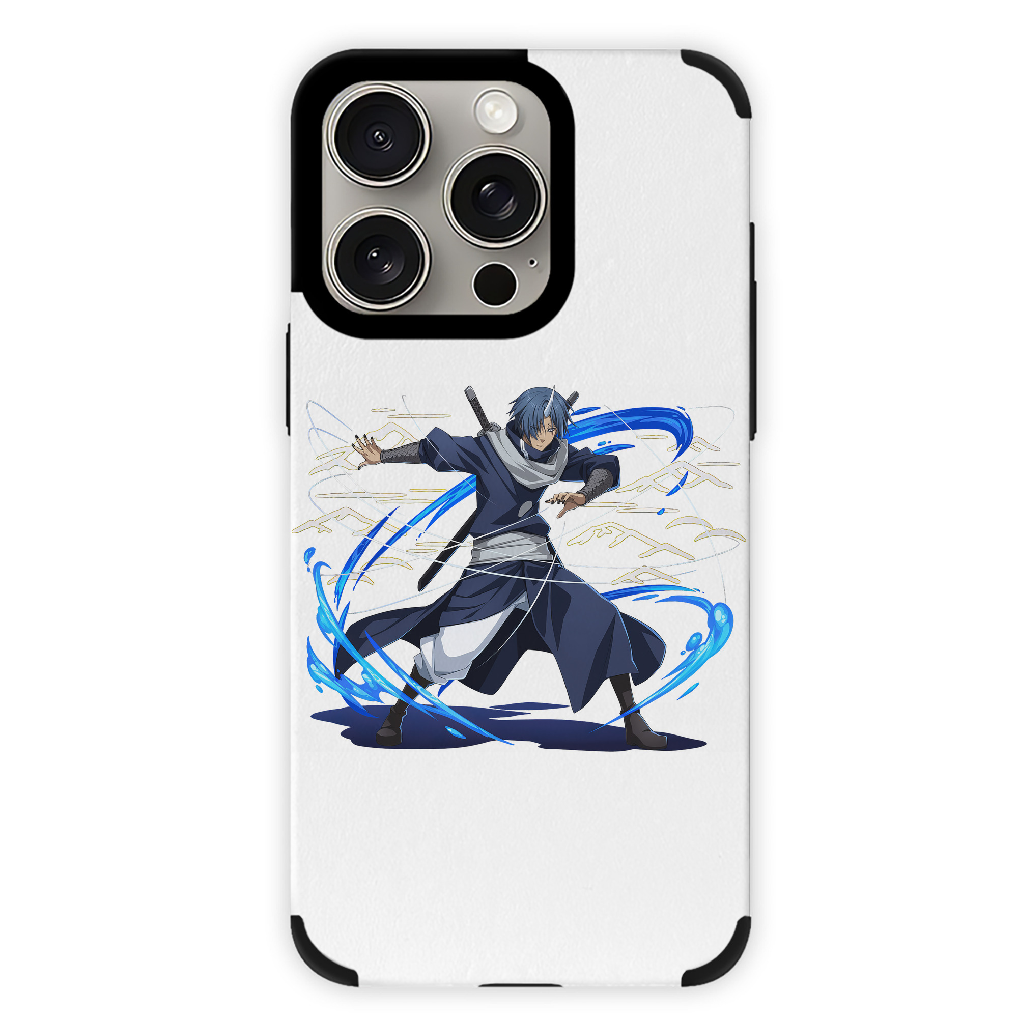 （画像用） 転スラ Regarding Reincarnated to Slime 【iPhone15ProMax対応】 PUレザー スマホケース 耐衝撃＆黄変防止