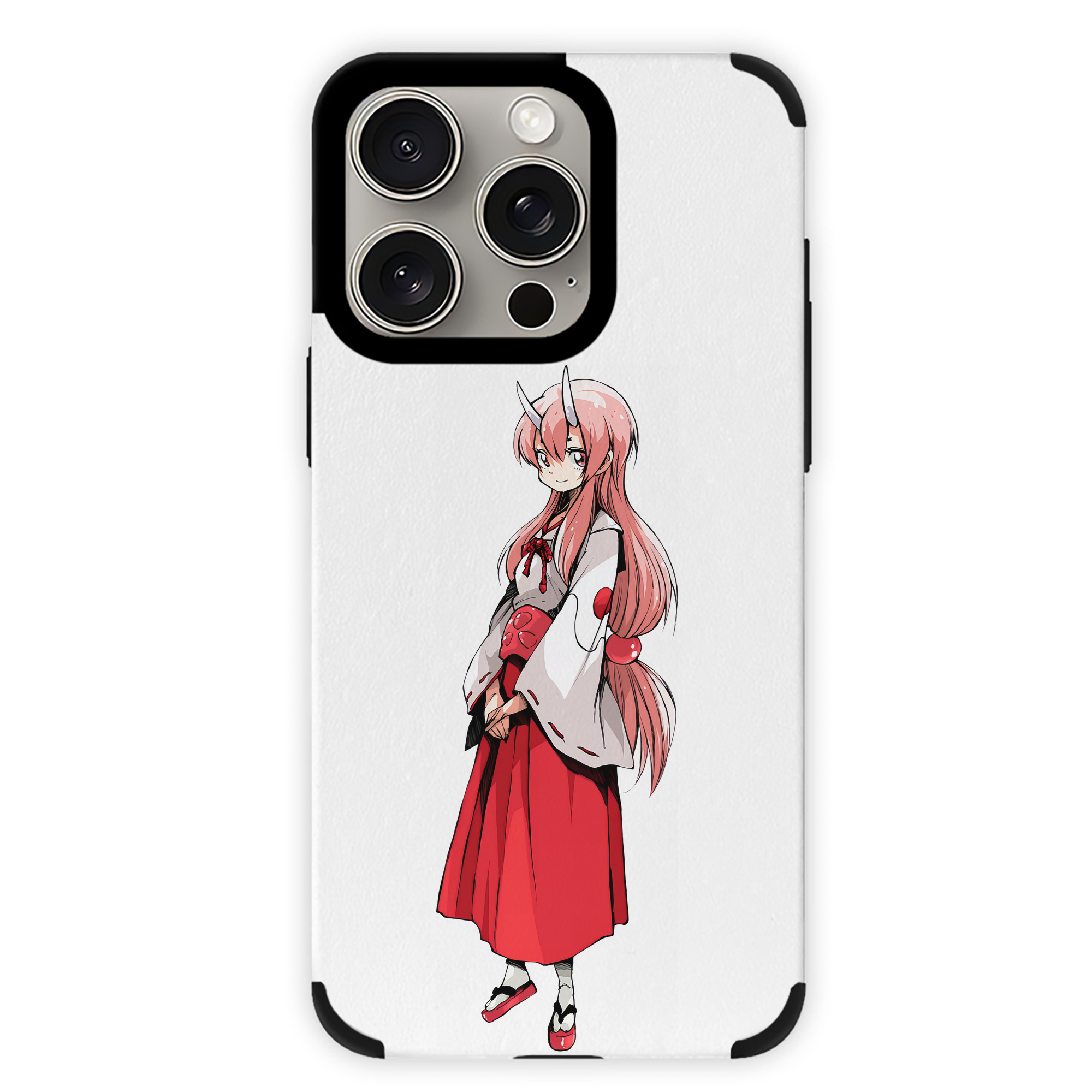 （画像用） 転スラ Regarding Reincarnated to Slime 【iPhone15ProMax対応】 PUレザー スマホケース 耐衝撃＆黄変防止