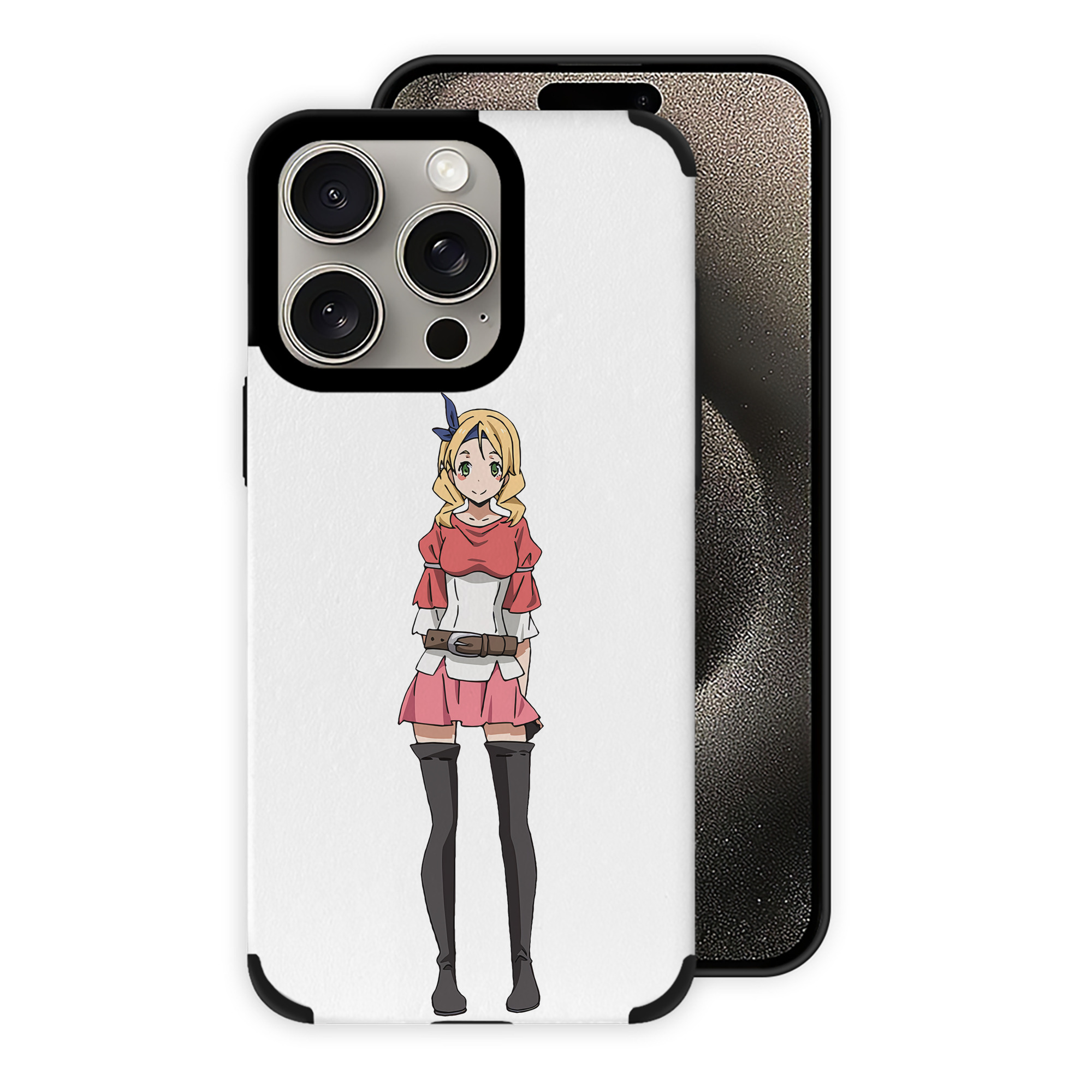 （画像用） 転スラ Regarding Reincarnated to Slime 【iPhone15ProMax対応】 PUレザー スマホケース 耐衝撃＆黄変防止