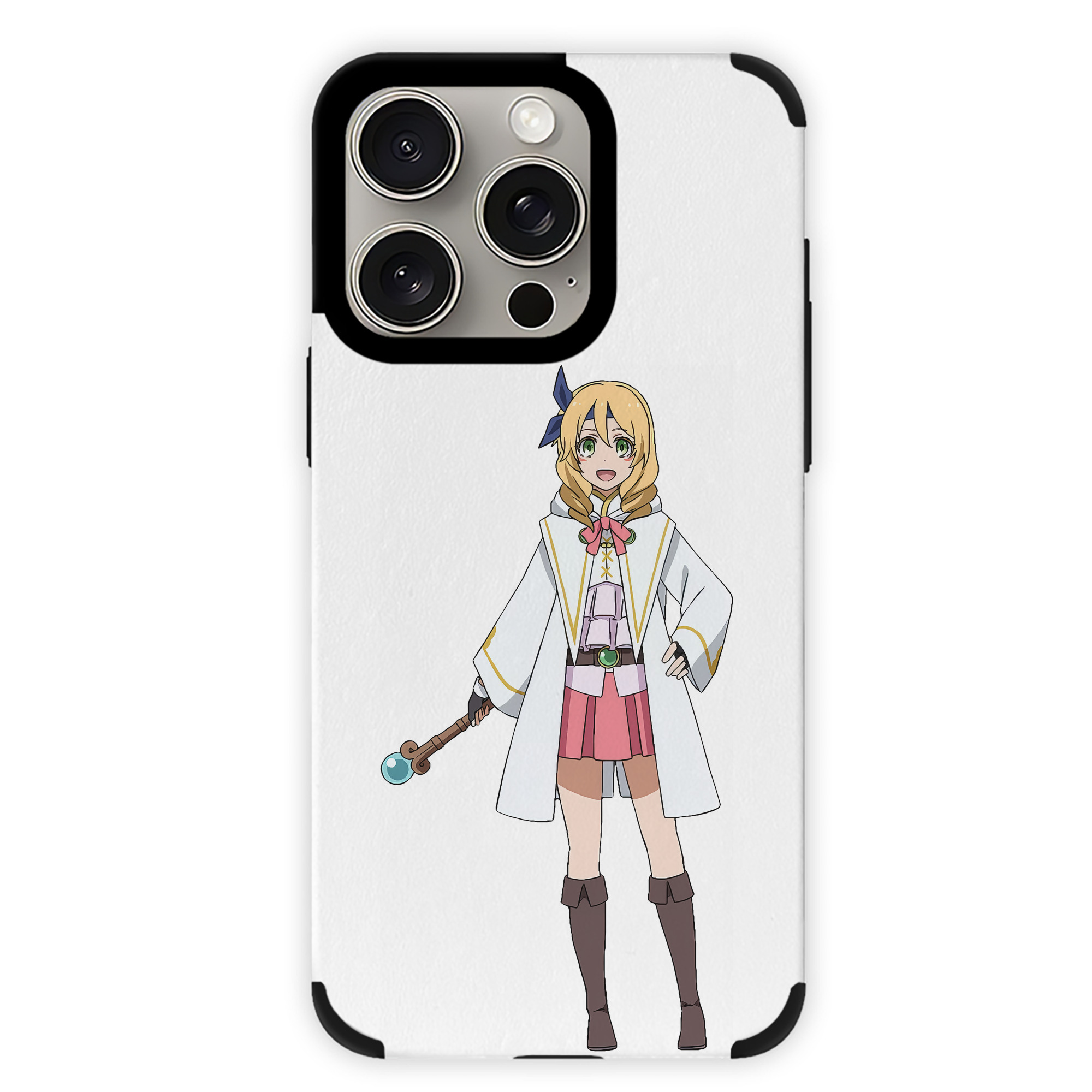 （画像用） 転スラ Regarding Reincarnated to Slime 【iPhone15ProMax対応】 PUレザー スマホケース 耐衝撃＆黄変防止