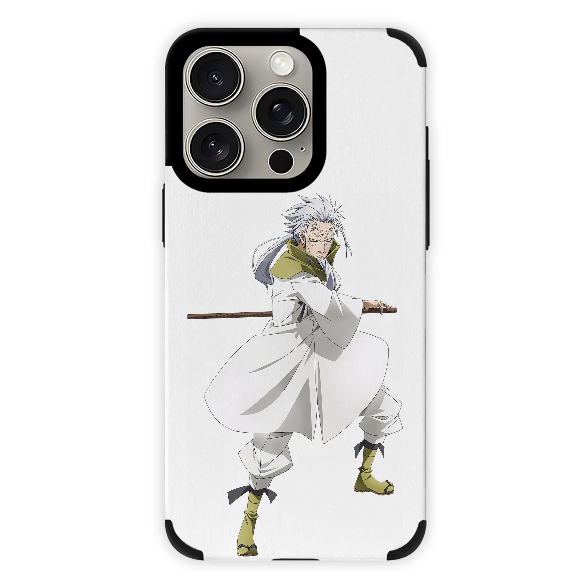 （画像用） 転スラ Regarding Reincarnated to Slime 【iPhone15ProMax対応】 PUレザー スマホケース 耐衝撃＆黄変防止