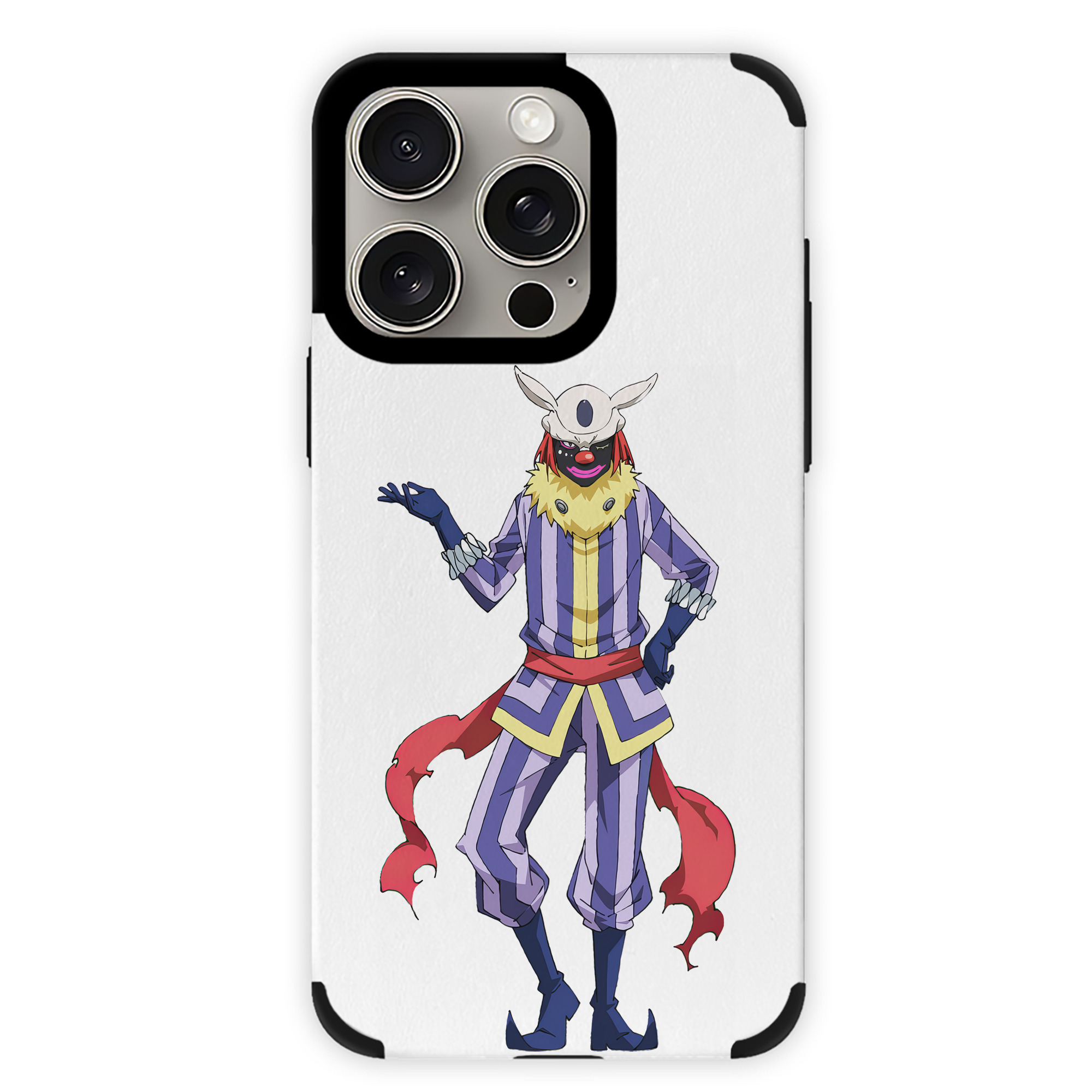 （画像用） 転スラ Regarding Reincarnated to Slime 【iPhone15ProMax対応】 PUレザー スマホケース 耐衝撃＆黄変防止