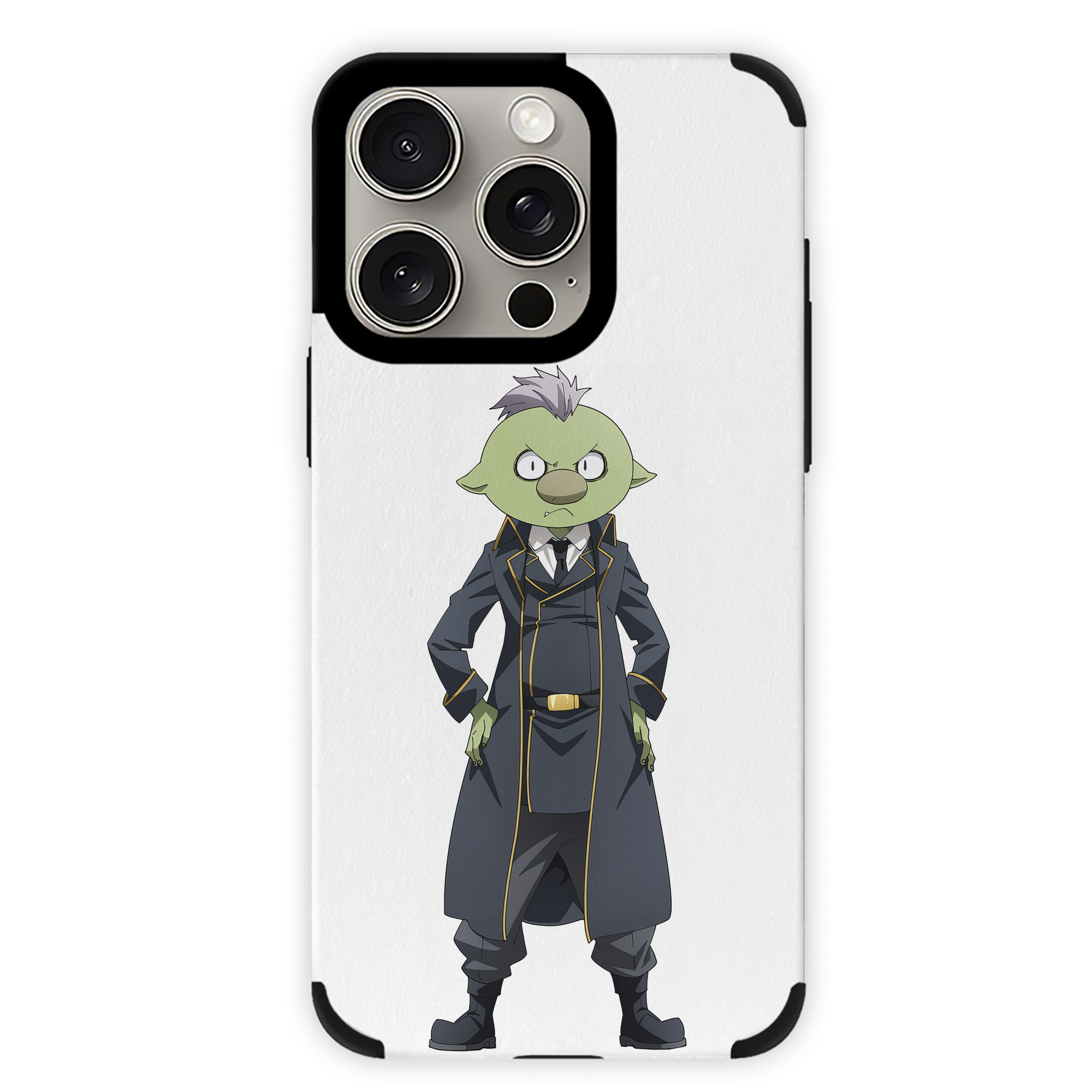 （画像用） 転スラ Regarding Reincarnated to Slime 【iPhone15ProMax対応】 PUレザー スマホケース 耐衝撃＆黄変防止