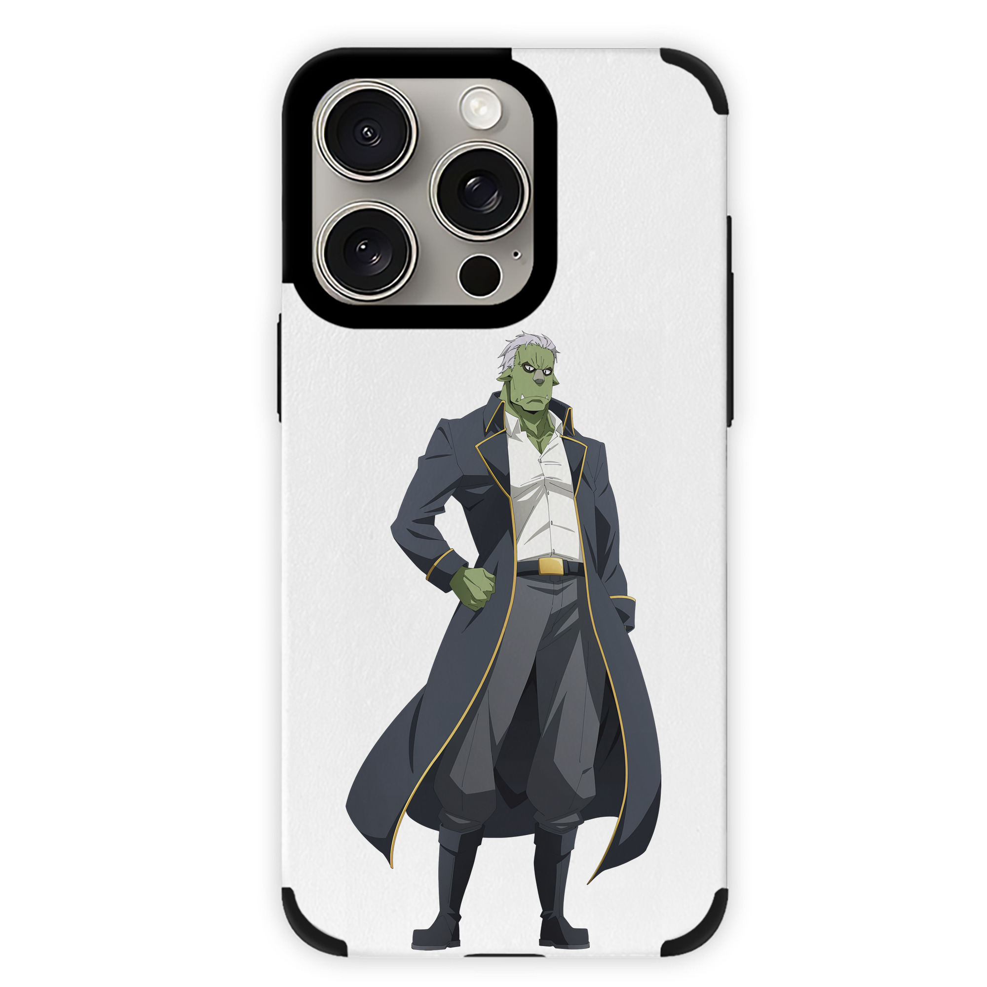 （画像用） 転スラ Regarding Reincarnated to Slime 【iPhone15ProMax対応】 PUレザー スマホケース 耐衝撃＆黄変防止