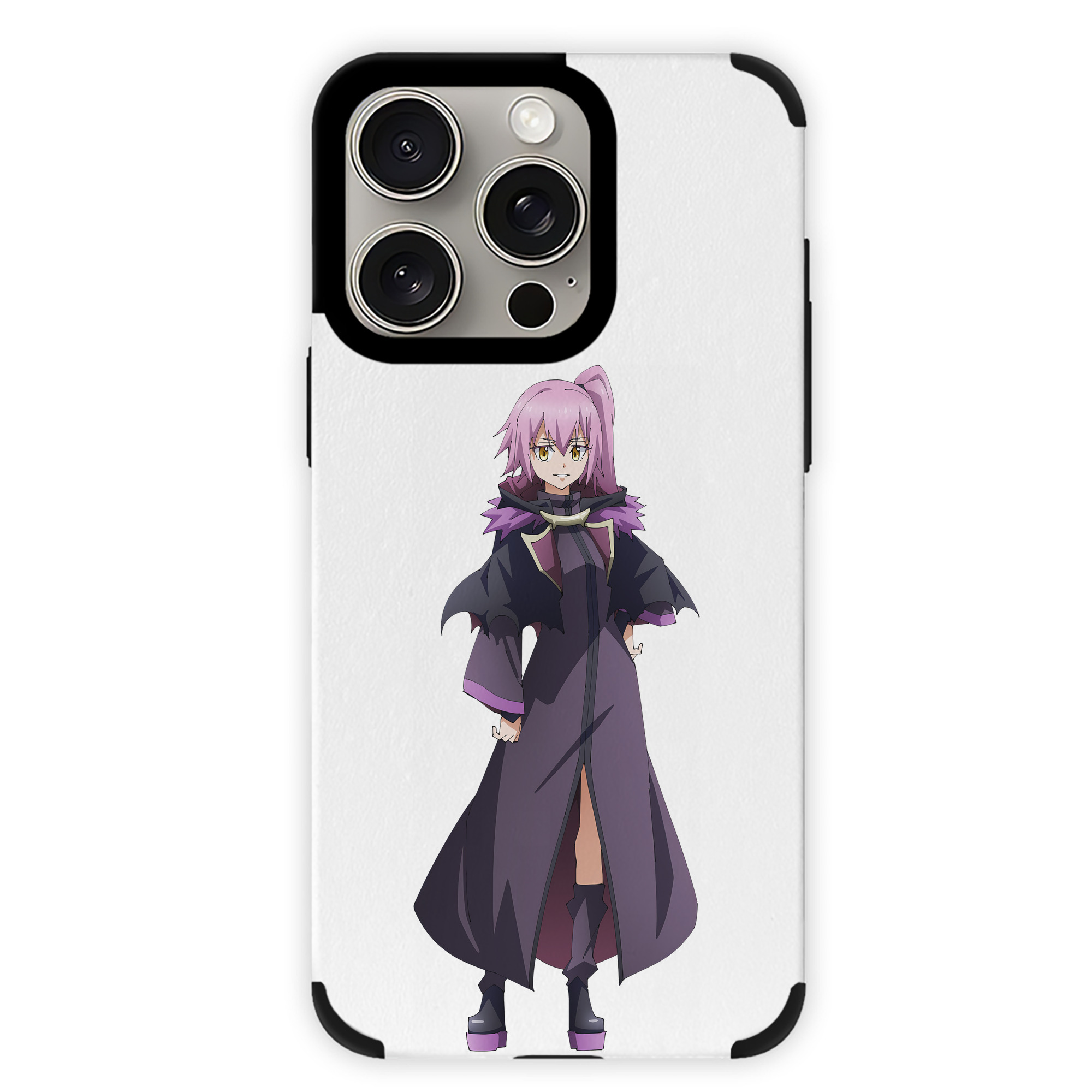 （画像用） 転スラ Regarding Reincarnated to Slime 【iPhone15ProMax対応】 PUレザー スマホケース 耐衝撃＆黄変防止