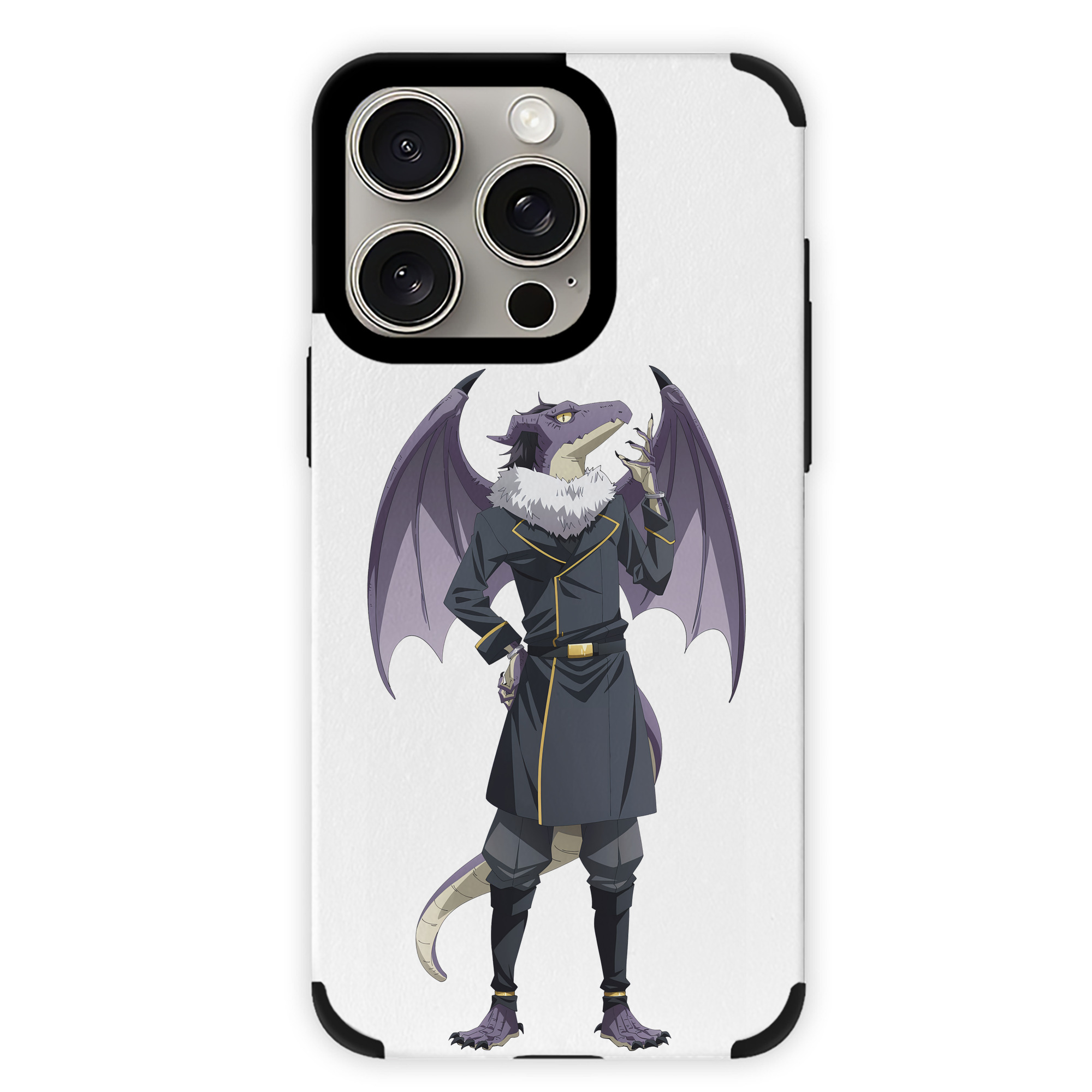（画像用） 転スラ Regarding Reincarnated to Slime 【iPhone15ProMax対応】 PUレザー スマホケース 耐衝撃＆黄変防止