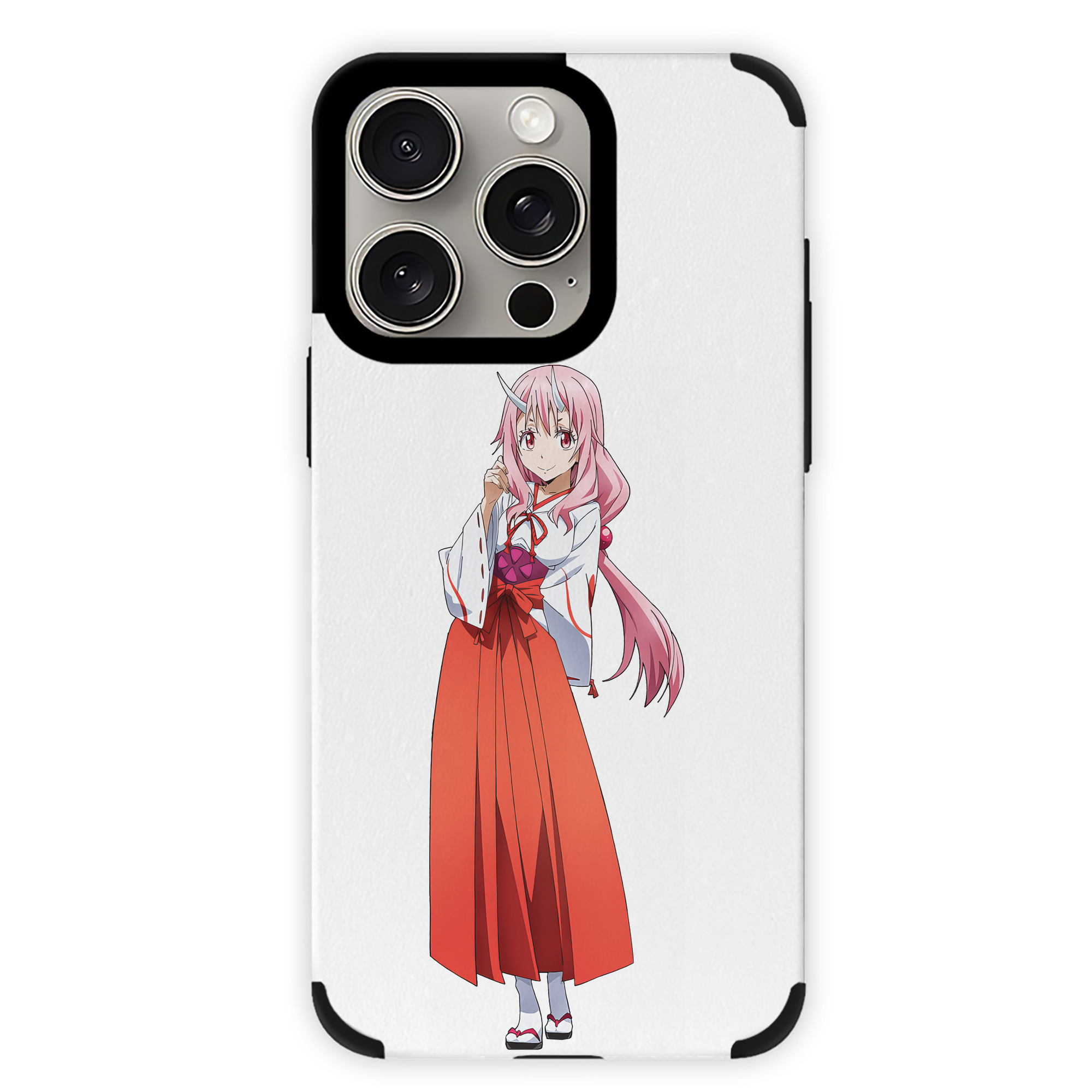 （画像用） 転スラ Regarding Reincarnated to Slime 【iPhone15ProMax対応】 PUレザー スマホケース 耐衝撃＆黄変防止