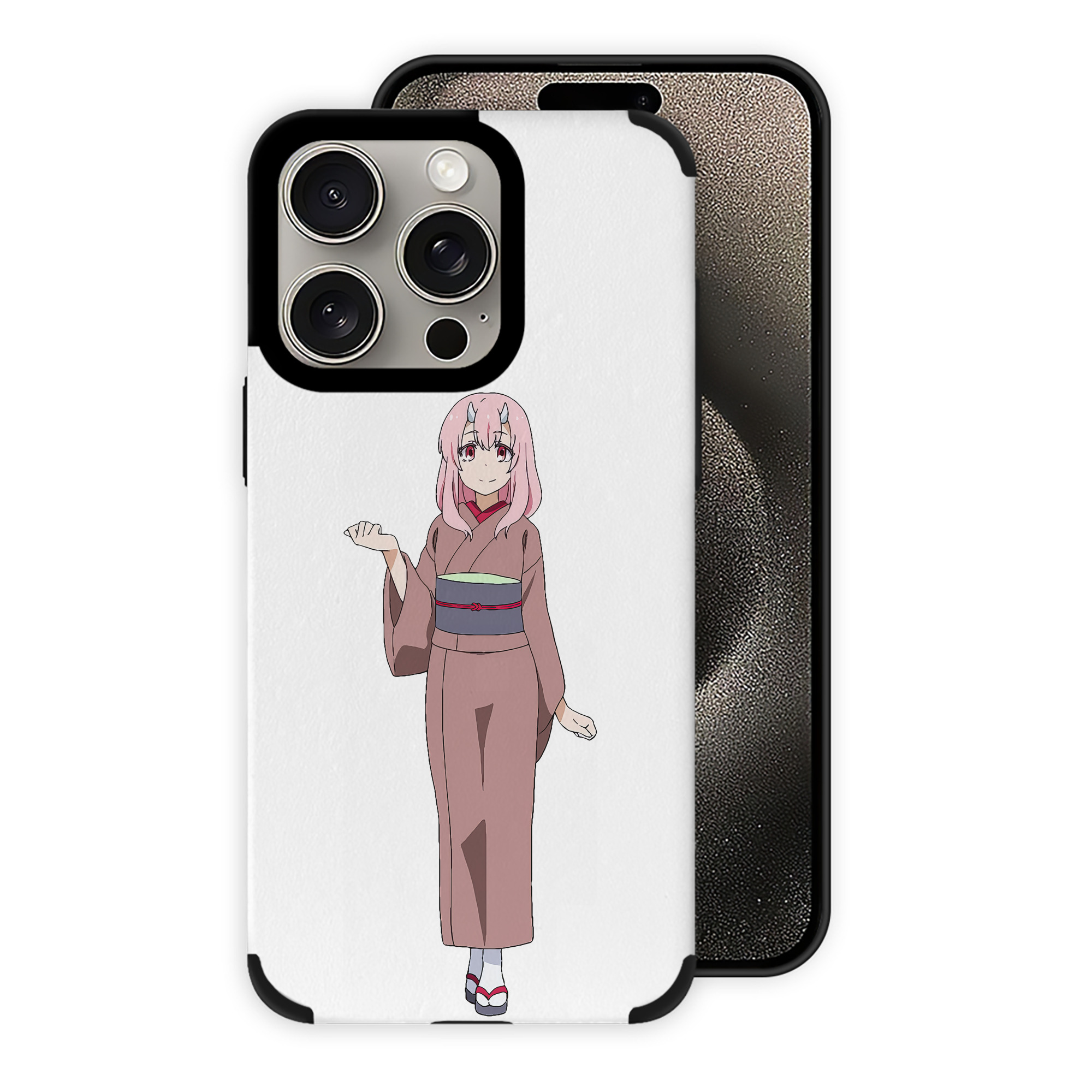 （画像用） 転スラ Regarding Reincarnated to Slime 【iPhone15ProMax対応】 PUレザー スマホケース 耐衝撃＆黄変防止