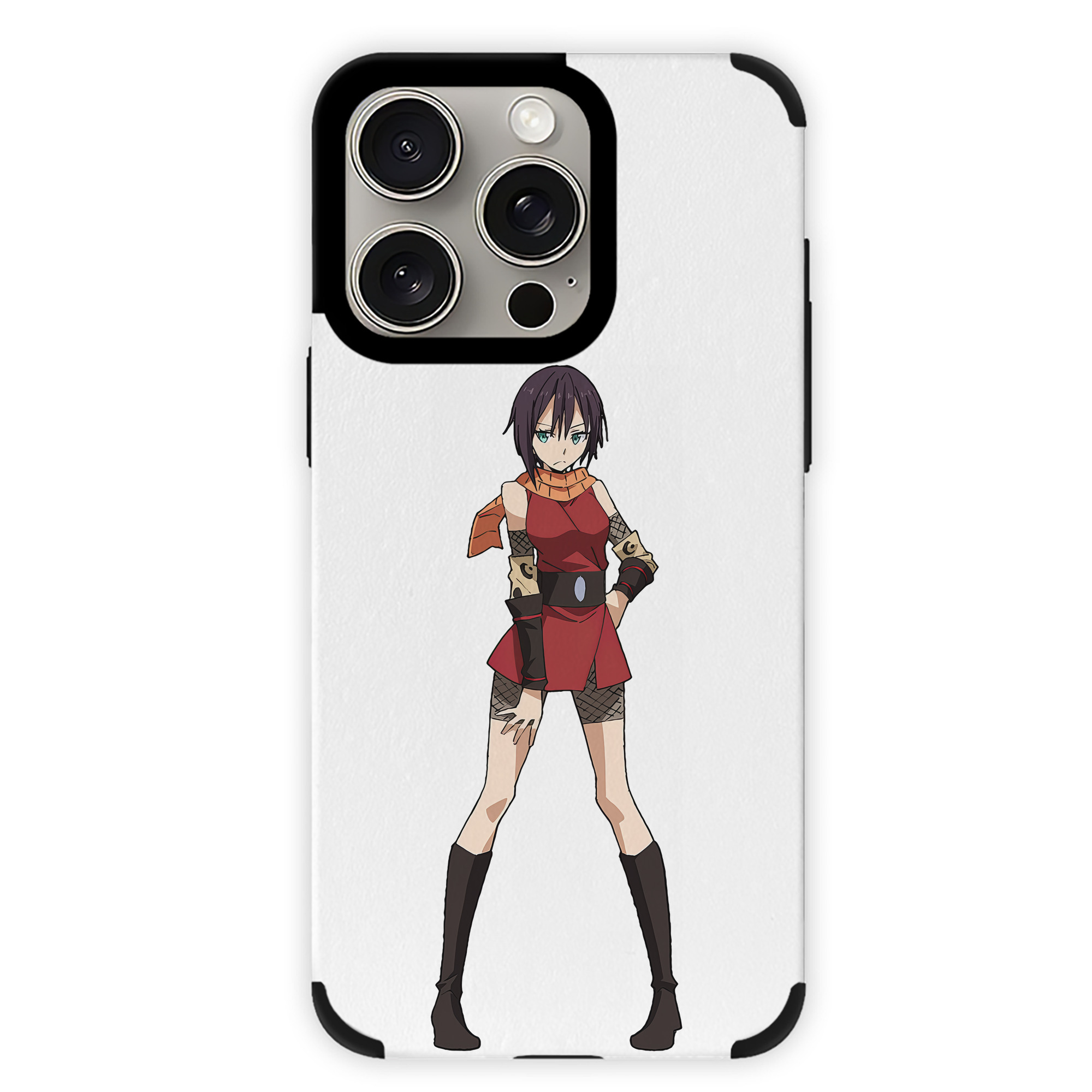 （画像用） 転スラ Regarding Reincarnated to Slime 【iPhone15ProMax対応】 PUレザー スマホケース 耐衝撃＆黄変防止