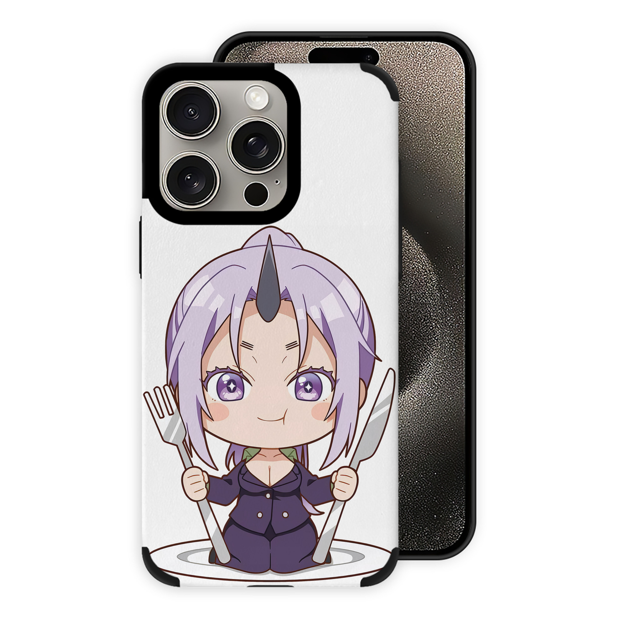 転スラ Regarding Reincarnated to Slime 【iPhone15ProMax対応】 PUレザー スマホケース 耐衝撃＆黄変防止