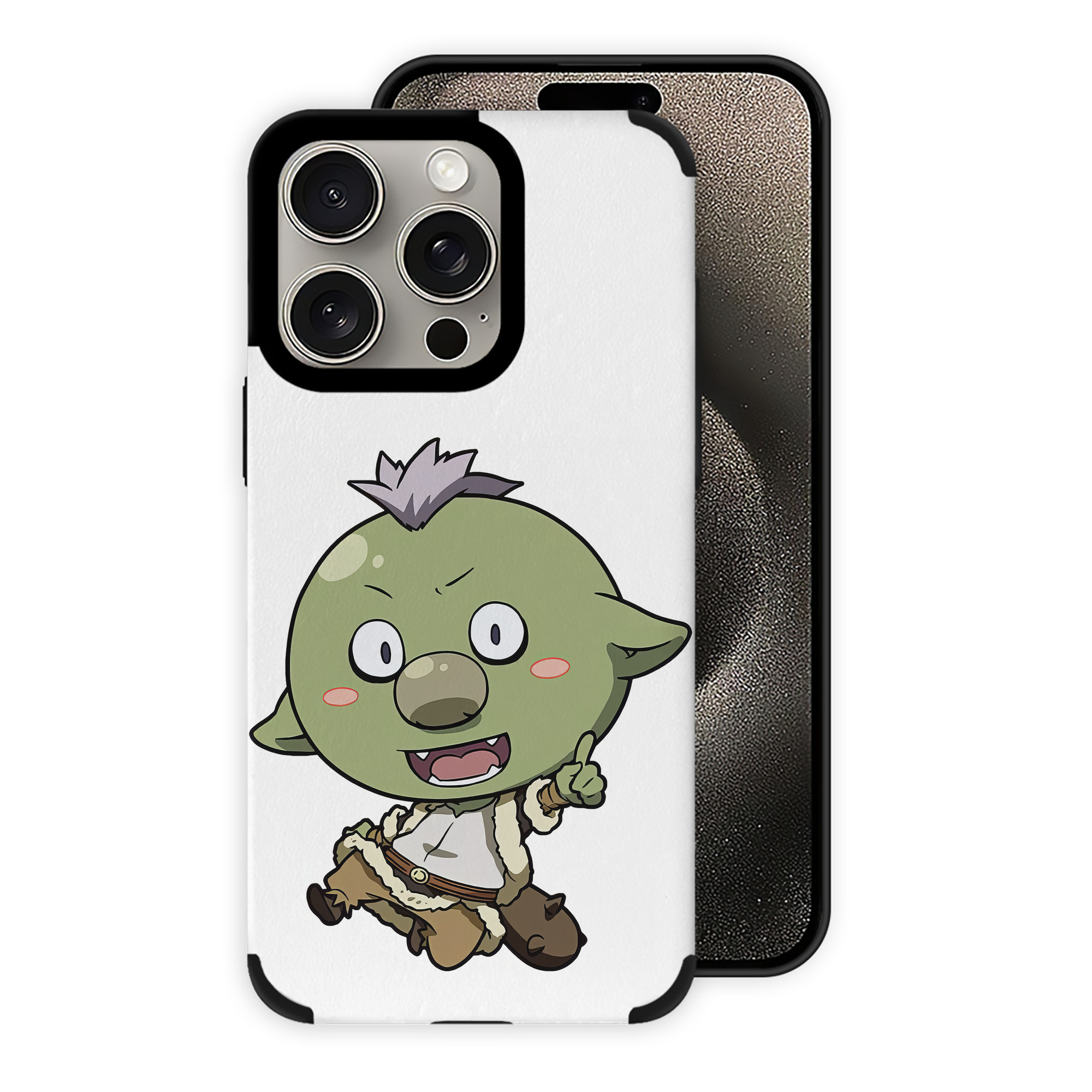 （画像用） 転スラ Regarding Reincarnated to Slime 【iPhone15ProMax対応】 PUレザー スマホケース 耐衝撃＆黄変防止