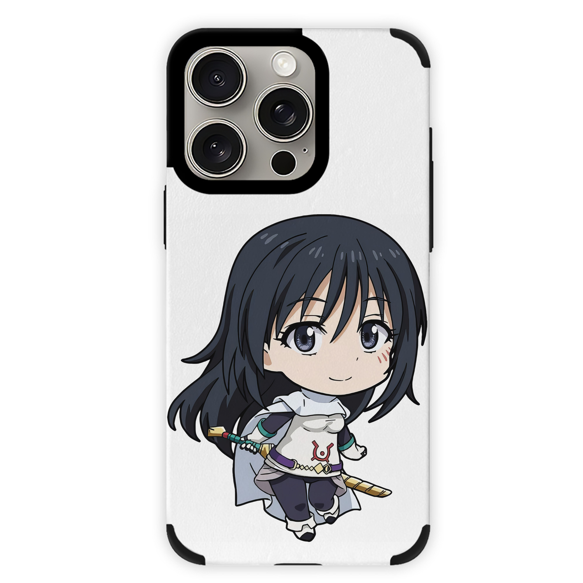（画像用） 転スラ Regarding Reincarnated to Slime 【iPhone15ProMax対応】 PUレザー スマホケース 耐衝撃＆黄変防止