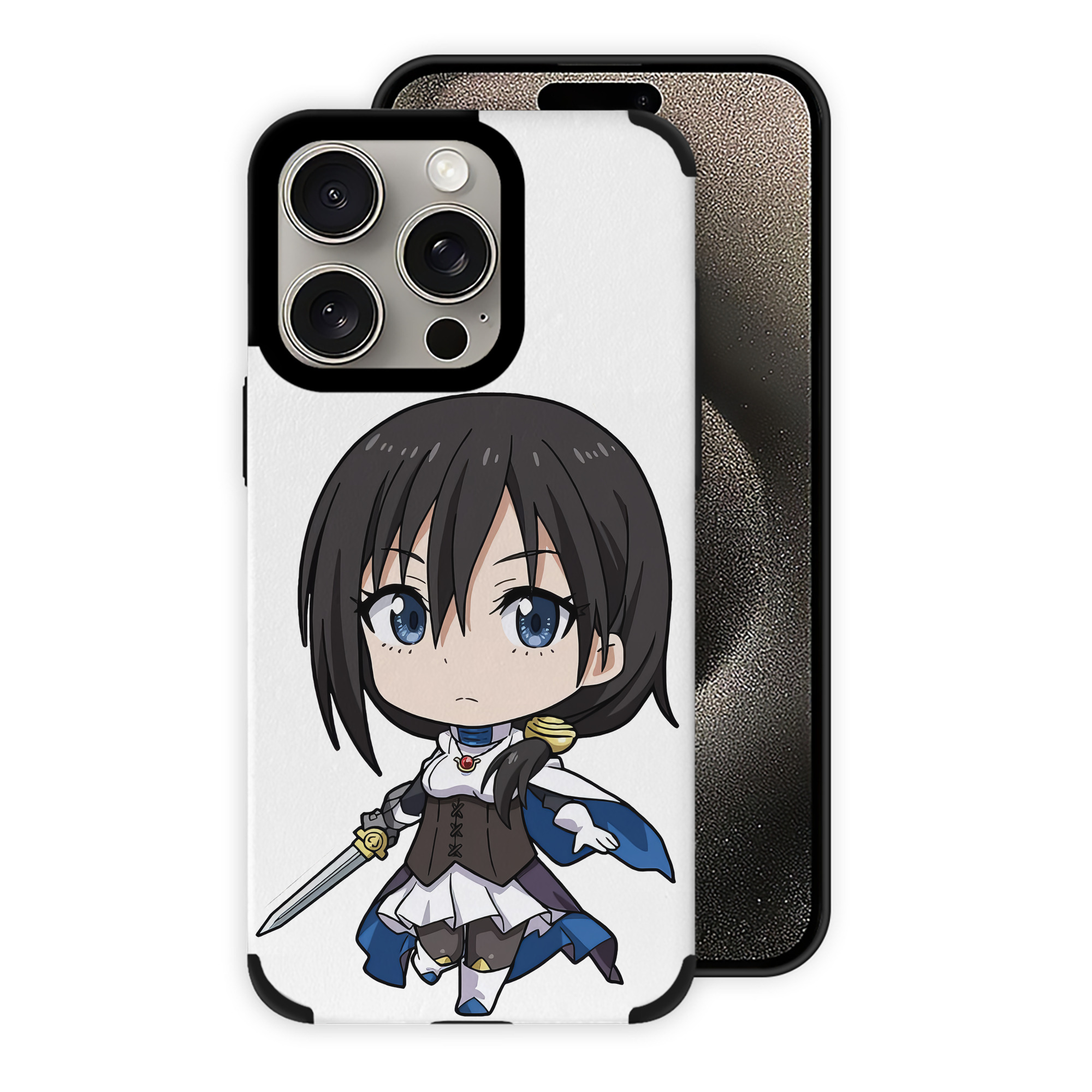 （画像用） 転スラ Regarding Reincarnated to Slime 【iPhone15ProMax対応】 PUレザー スマホケース 耐衝撃＆黄変防止