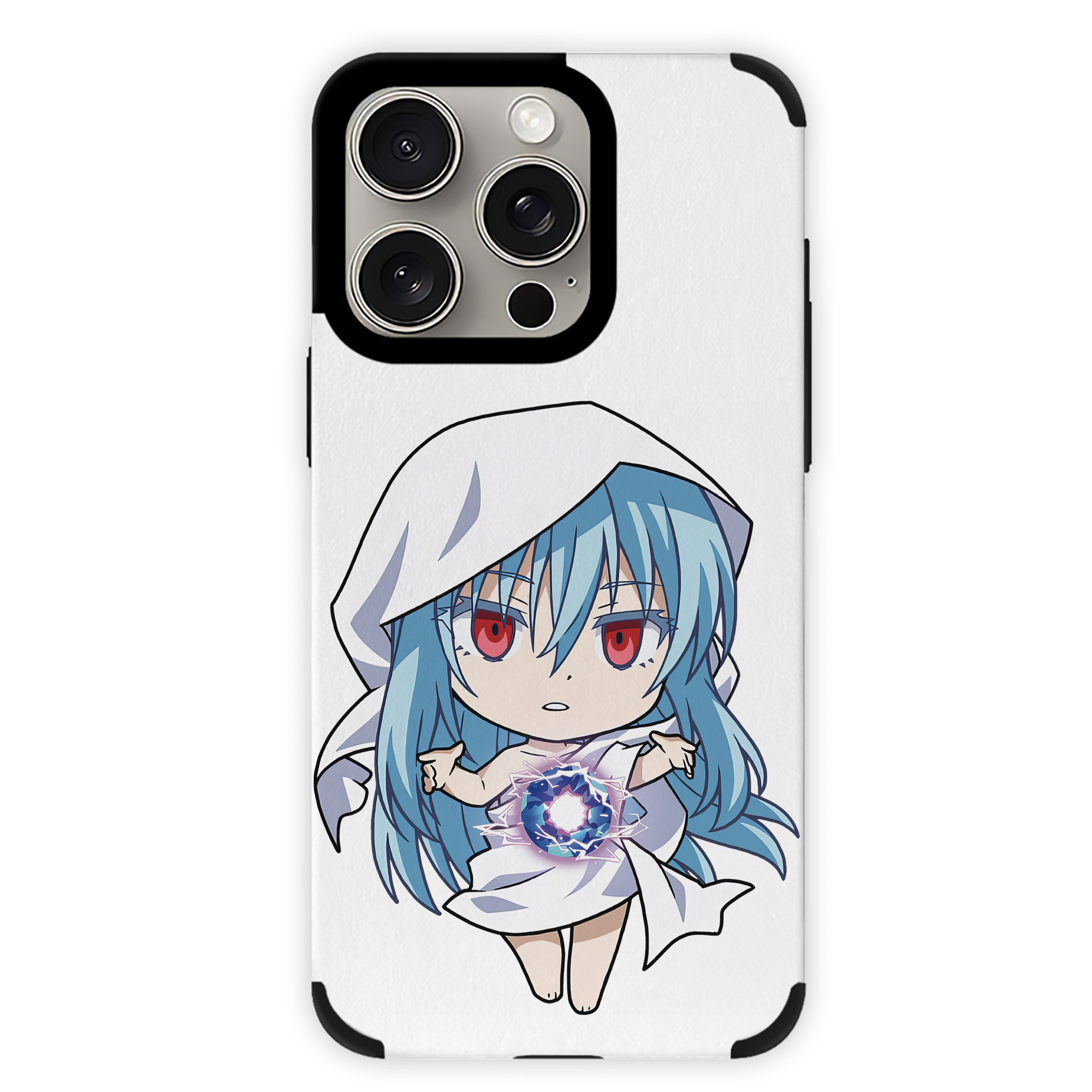（画像用） 転スラ Regarding Reincarnated to Slime 【iPhone15ProMax対応】 PUレザー スマホケース 耐衝撃＆黄変防止
