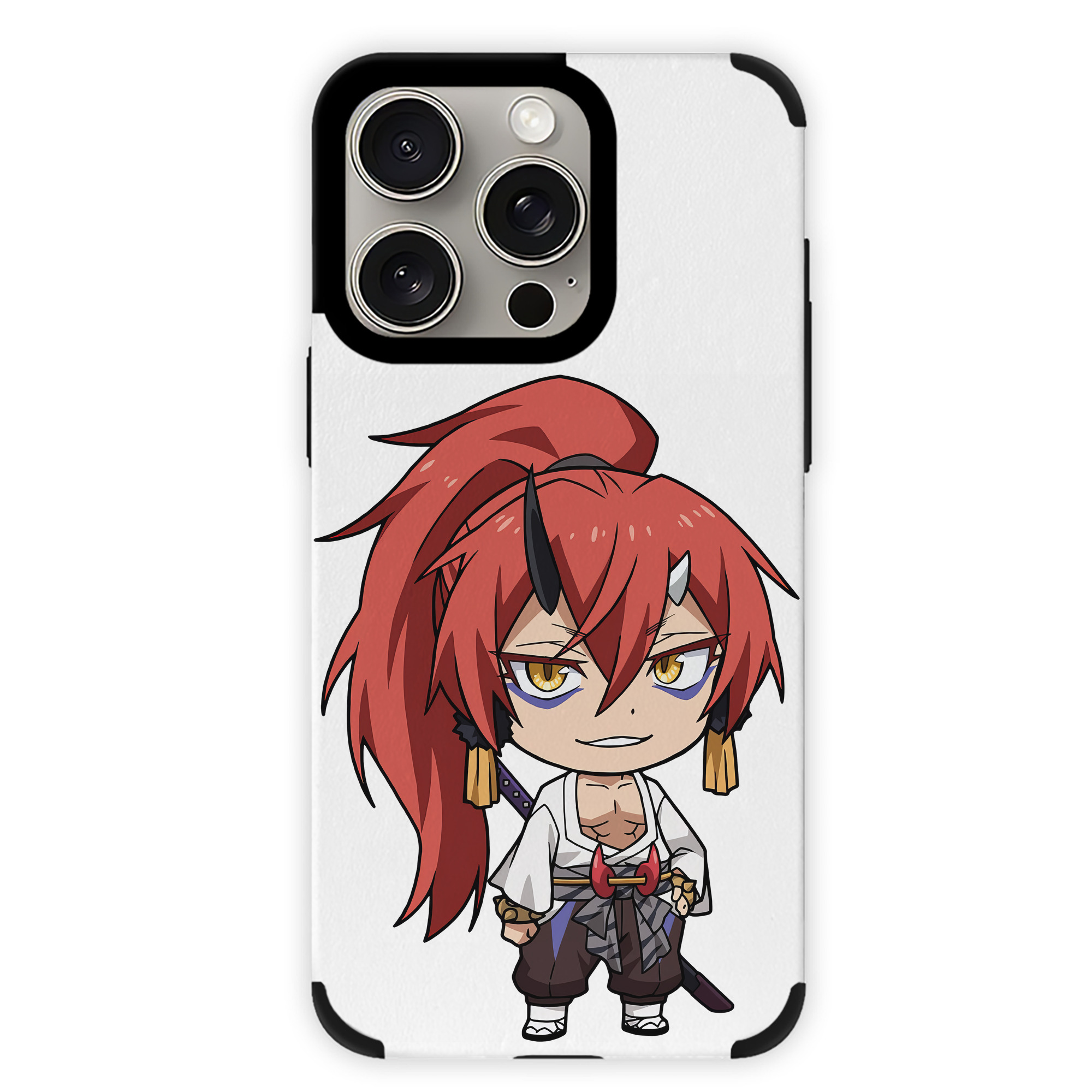 （画像用） 転スラ Regarding Reincarnated to Slime 【iPhone15ProMax対応】 PUレザー スマホケース 耐衝撃＆黄変防止