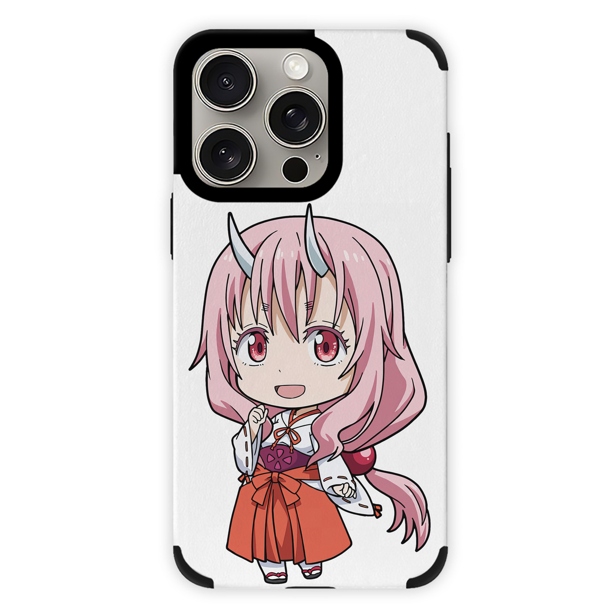 （画像用） 転スラ Regarding Reincarnated to Slime 【iPhone15ProMax対応】 PUレザー スマホケース 耐衝撃＆黄変防止