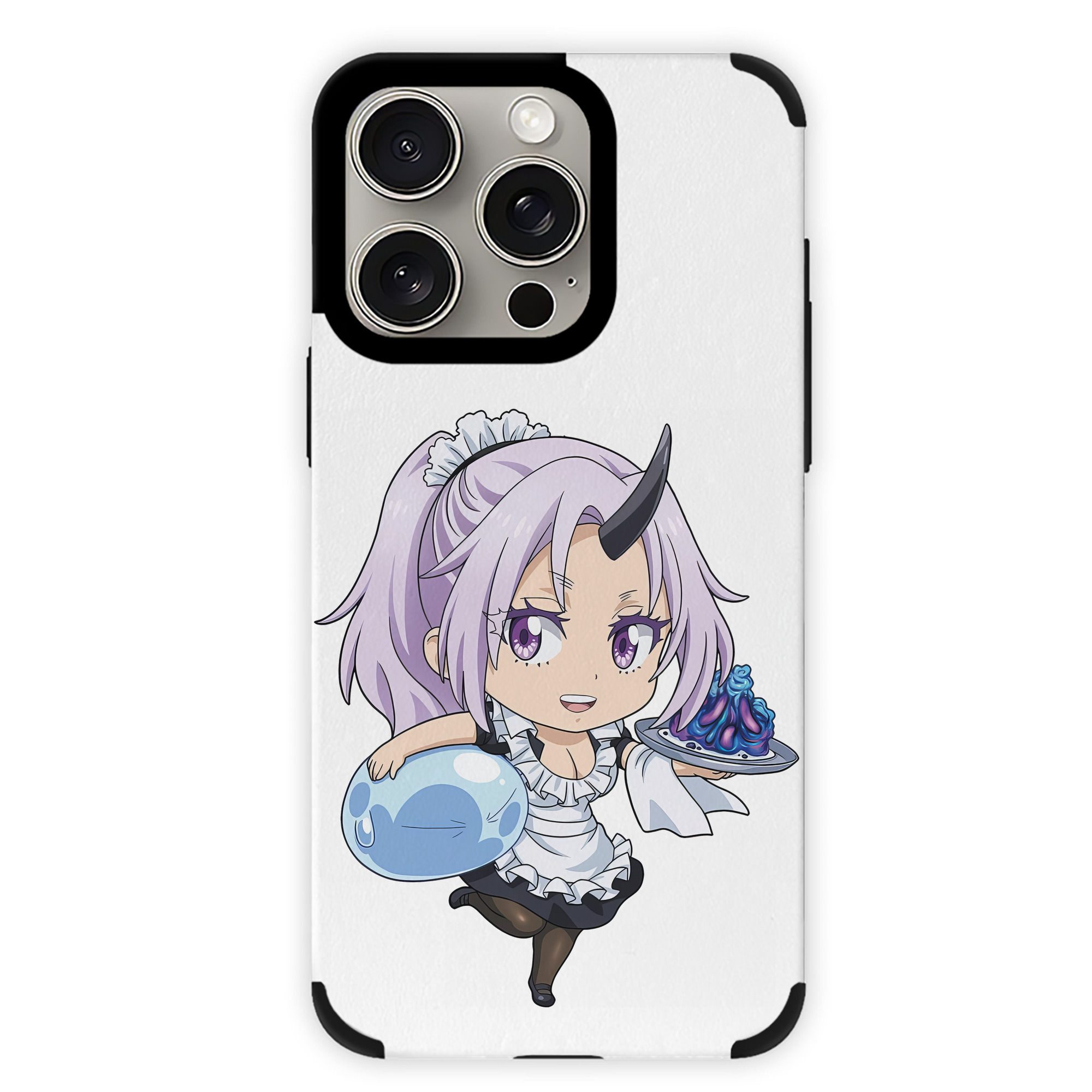 （画像用） 転スラ Regarding Reincarnated to Slime 【iPhone15ProMax対応】 PUレザー スマホケース 耐衝撃＆黄変防止