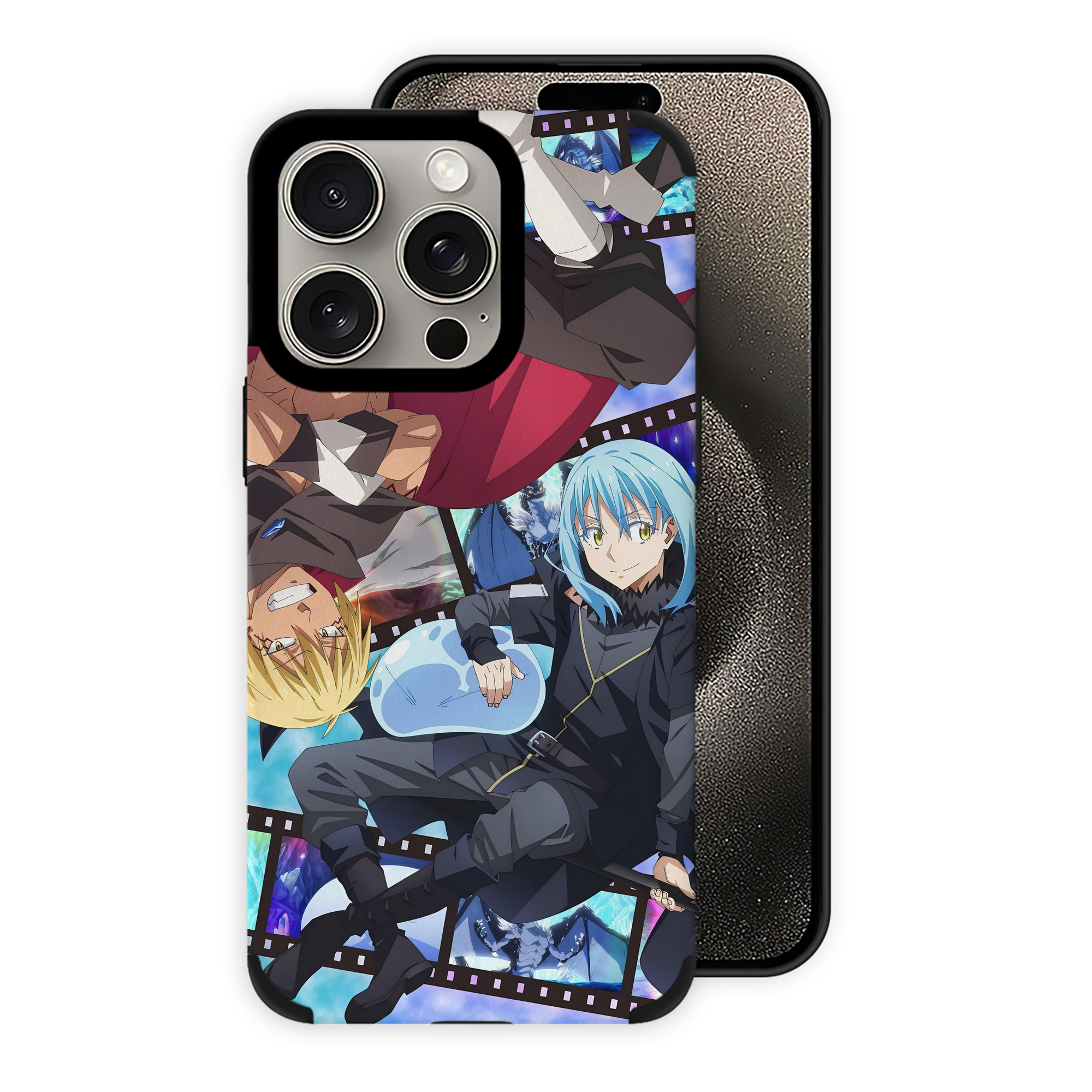 転スラ Regarding Reincarnated to Slime 【iPhone15ProMax対応】 PUレザー スマホケース 耐衝撃＆黄変防止