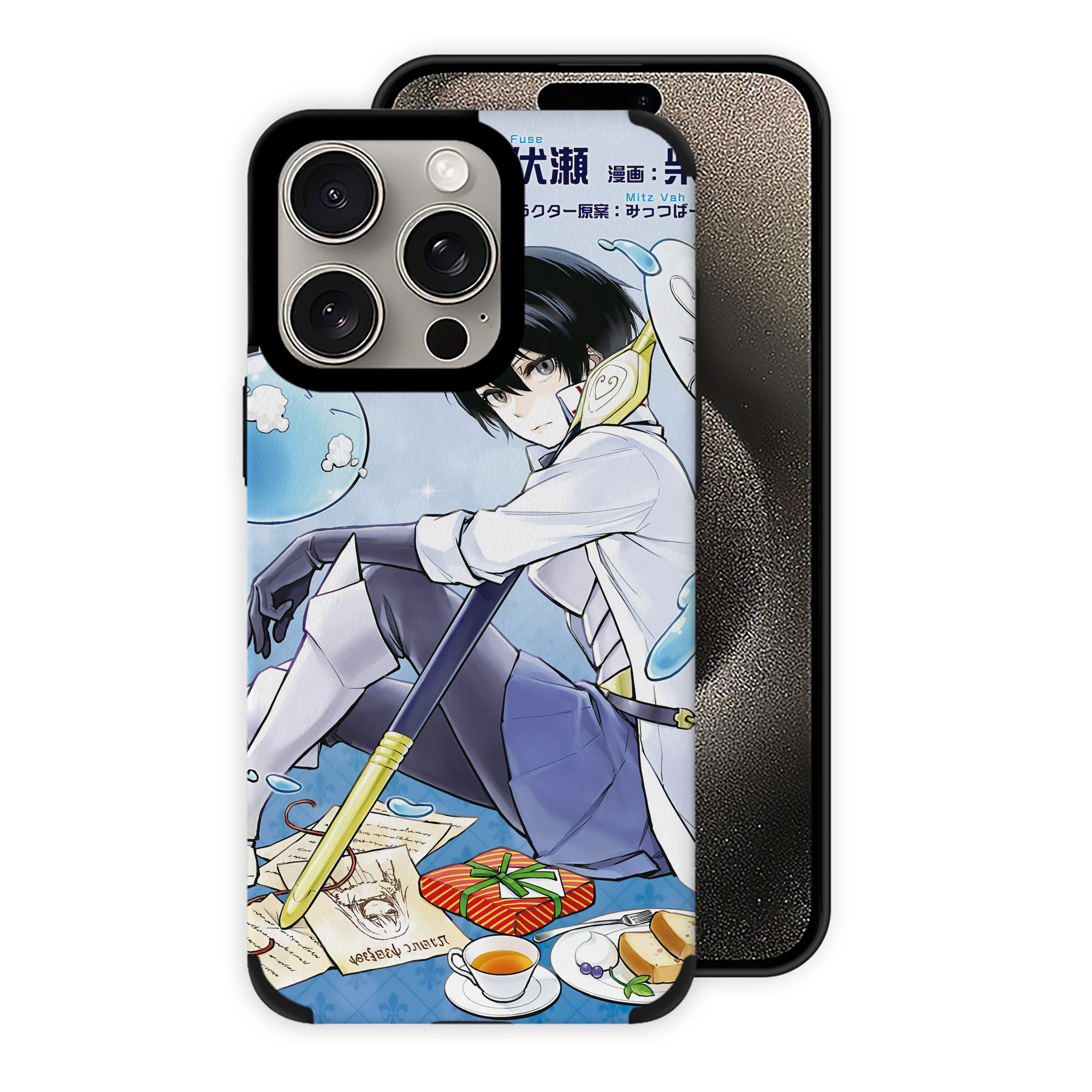転スラ Regarding Reincarnated to Slime 【iPhone15ProMax対応】 PUレザー スマホケース 耐衝撃＆黄変防止