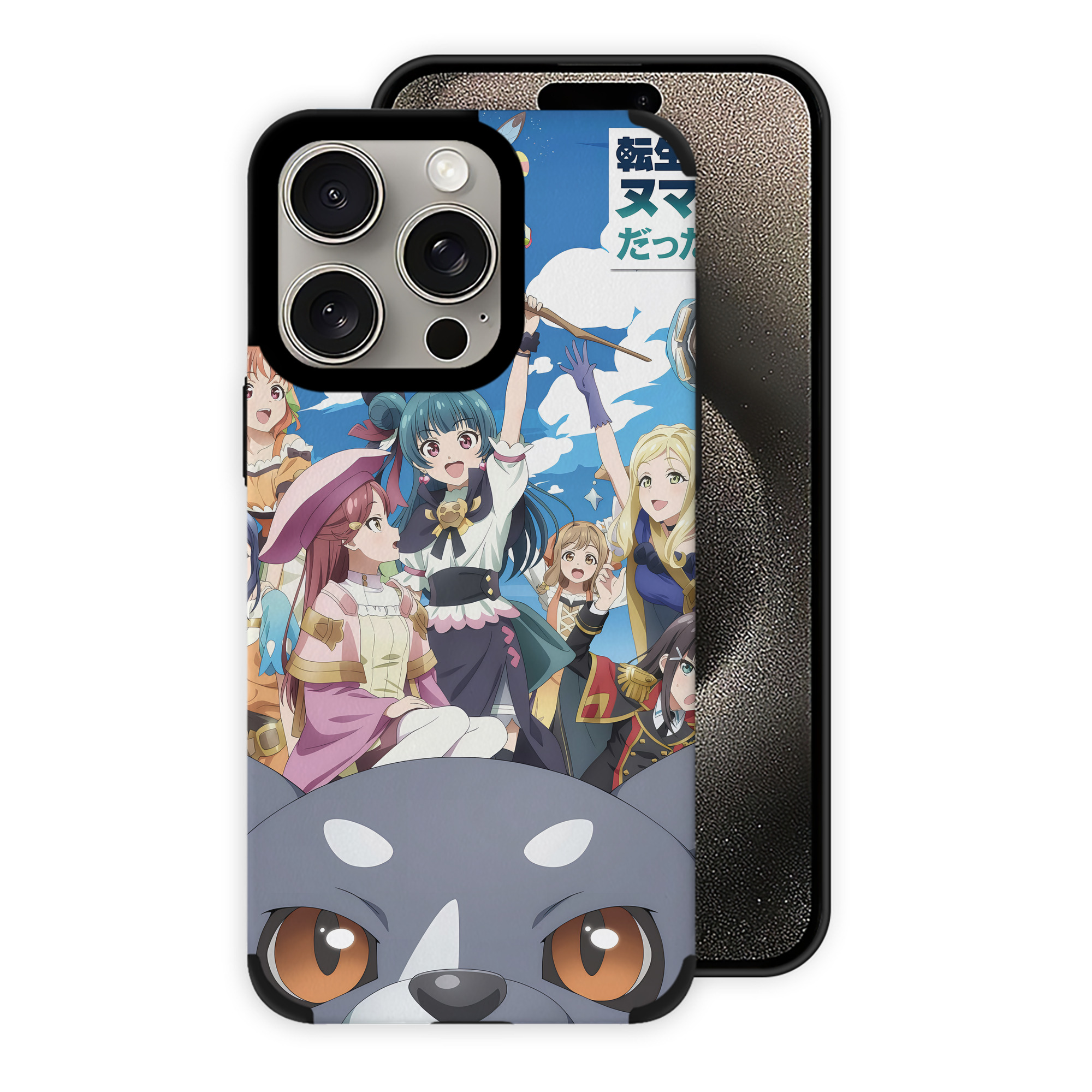 転スラ Regarding Reincarnated to Slime 【iPhone15ProMax対応】 PUレザー スマホケース 耐衝撃＆黄変防止