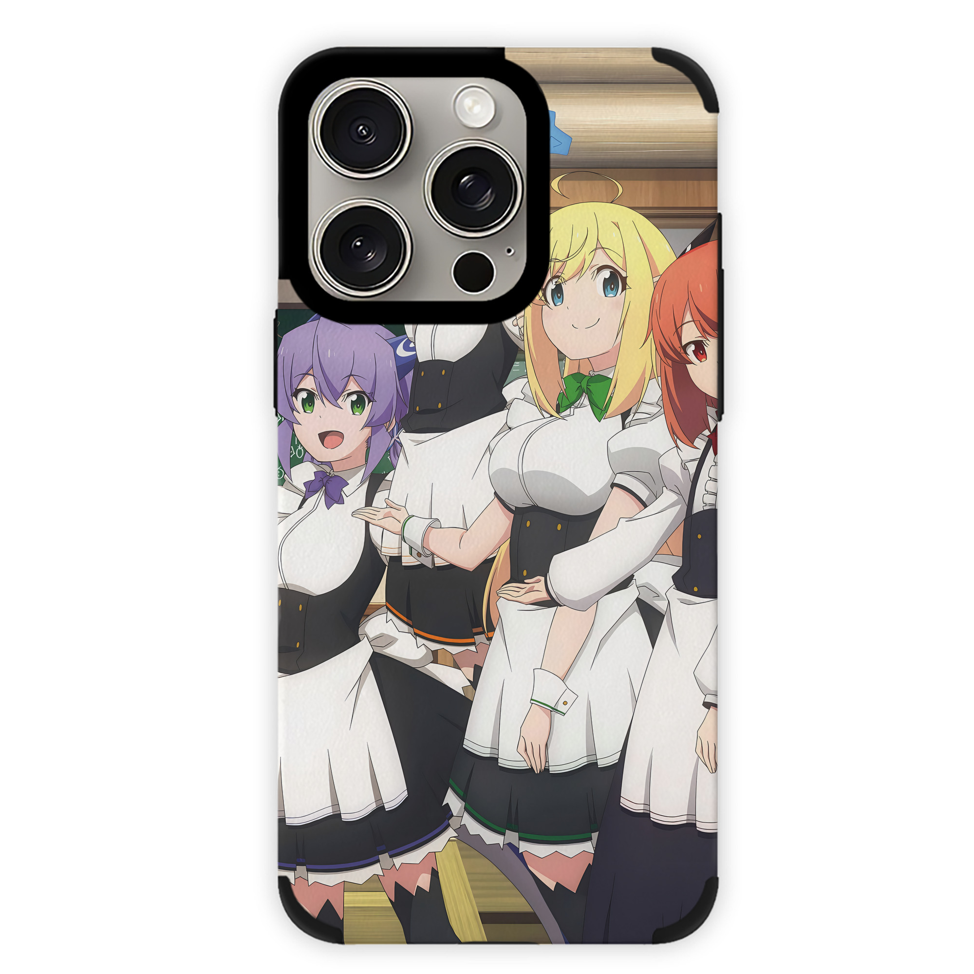 （画像用） 転スラ Regarding Reincarnated to Slime 【iPhone15ProMax対応】 PUレザー スマホケース 耐衝撃＆黄変防止