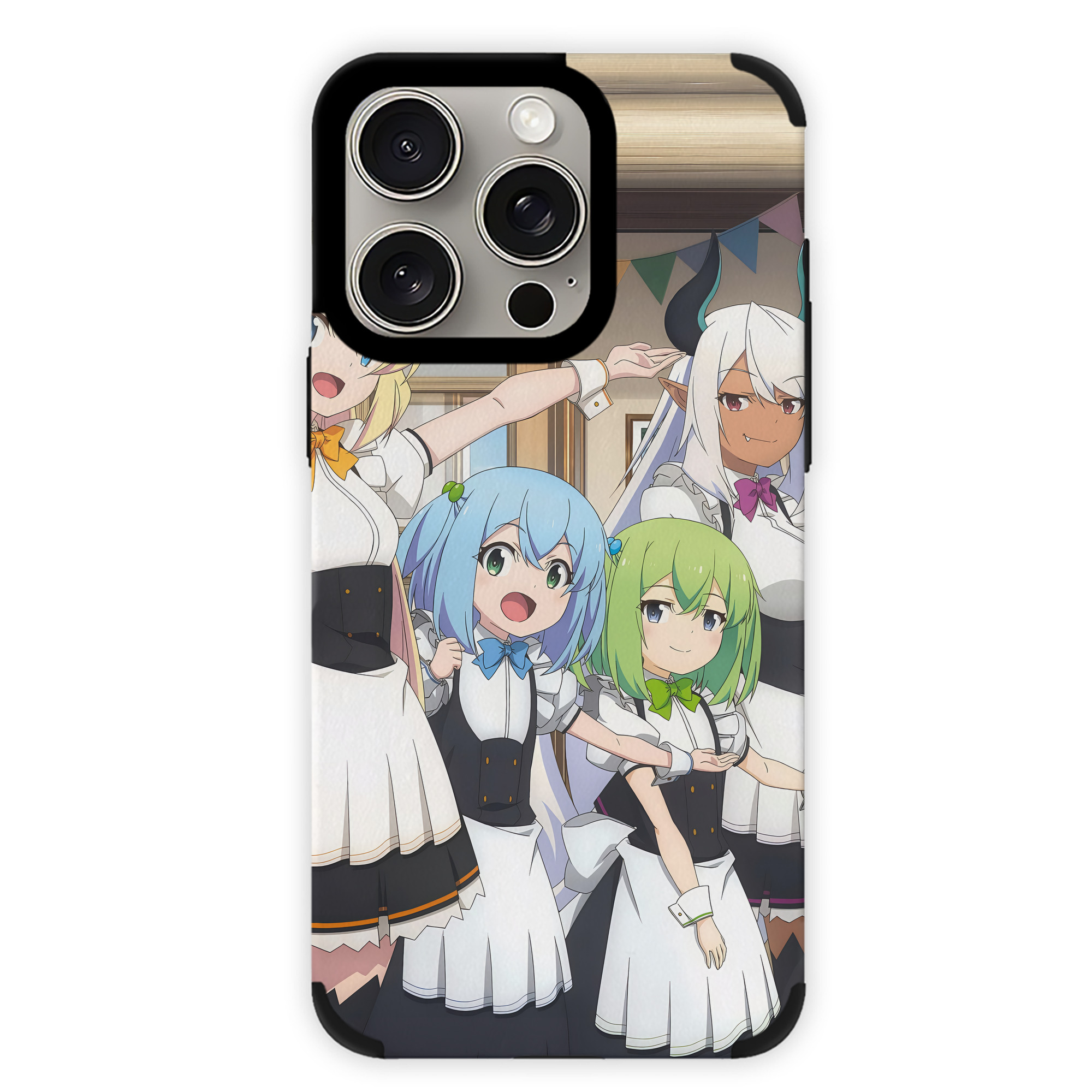 （画像用） 転スラ Regarding Reincarnated to Slime 【iPhone15ProMax対応】 PUレザー スマホケース 耐衝撃＆黄変防止