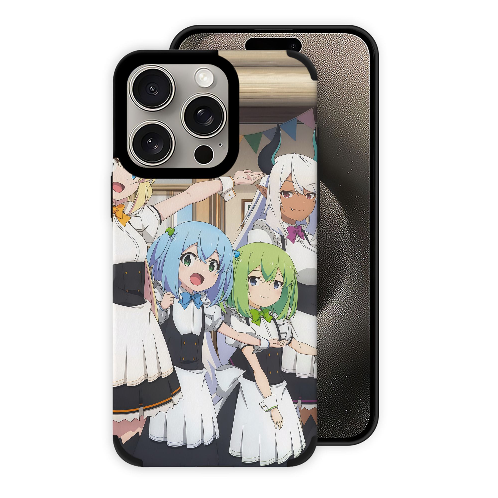 転スラ Regarding Reincarnated to Slime 【iPhone15ProMax対応】 PUレザー スマホケース 耐衝撃＆黄変防止