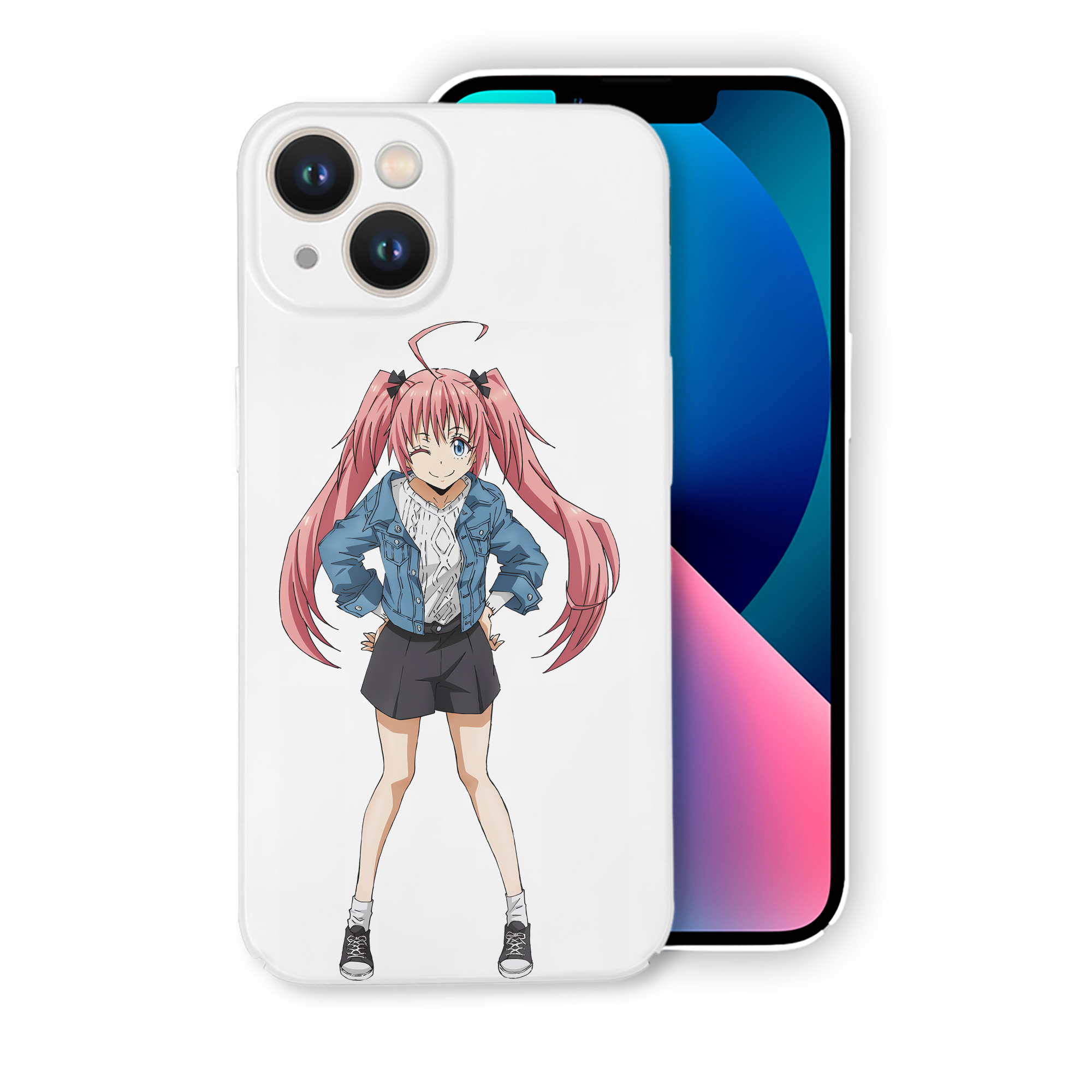 （画像用） 転スラ Regarding Reincarnated to Slime 【iPhone 14シリーズ対応】ハードケース