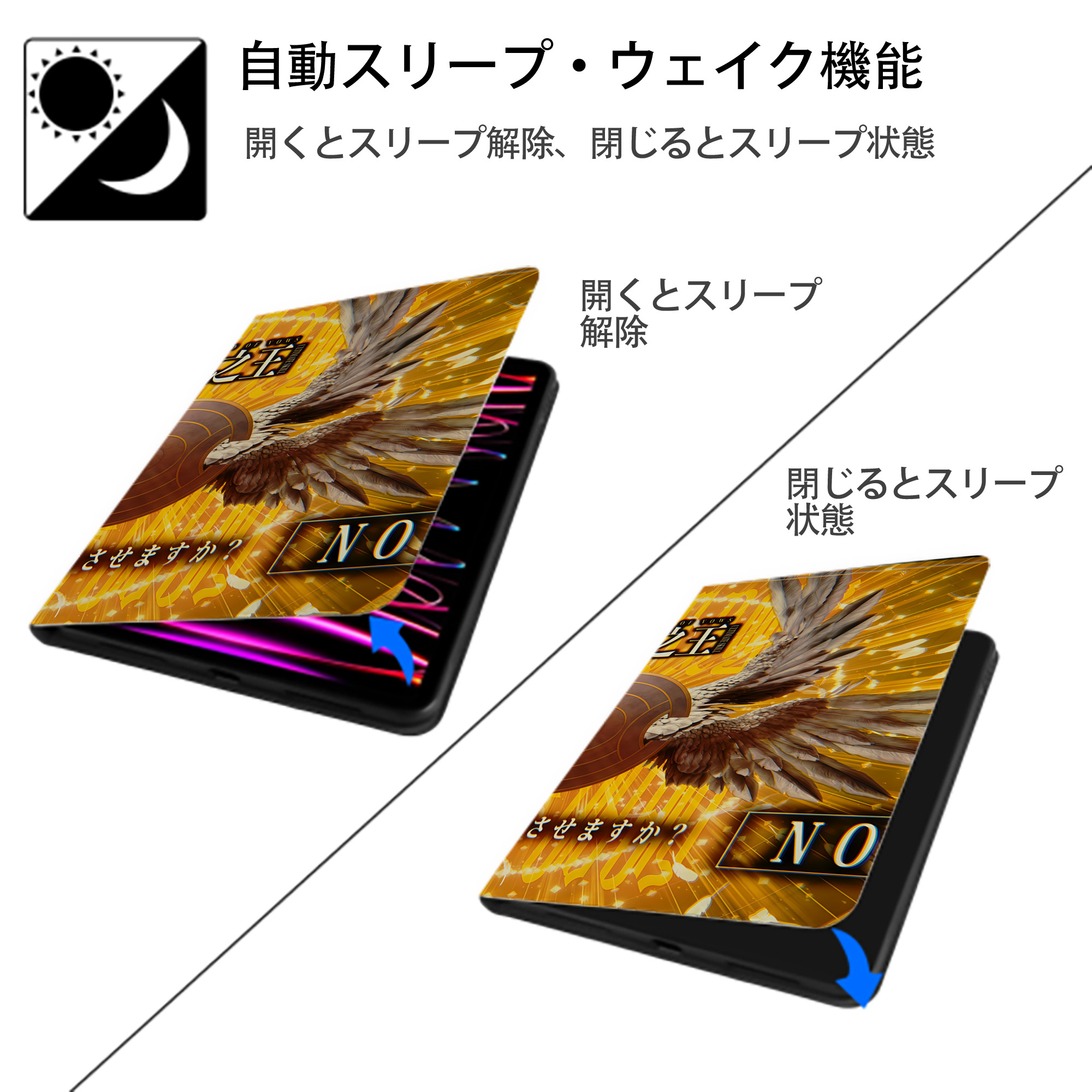 転スラ Regarding Reincarnated to Slime IPad ケース ブック型 PUレザー TPU 耐衝撃 軽量 薄型 ペン収納なし 全面保護 IPad 各モデル対応