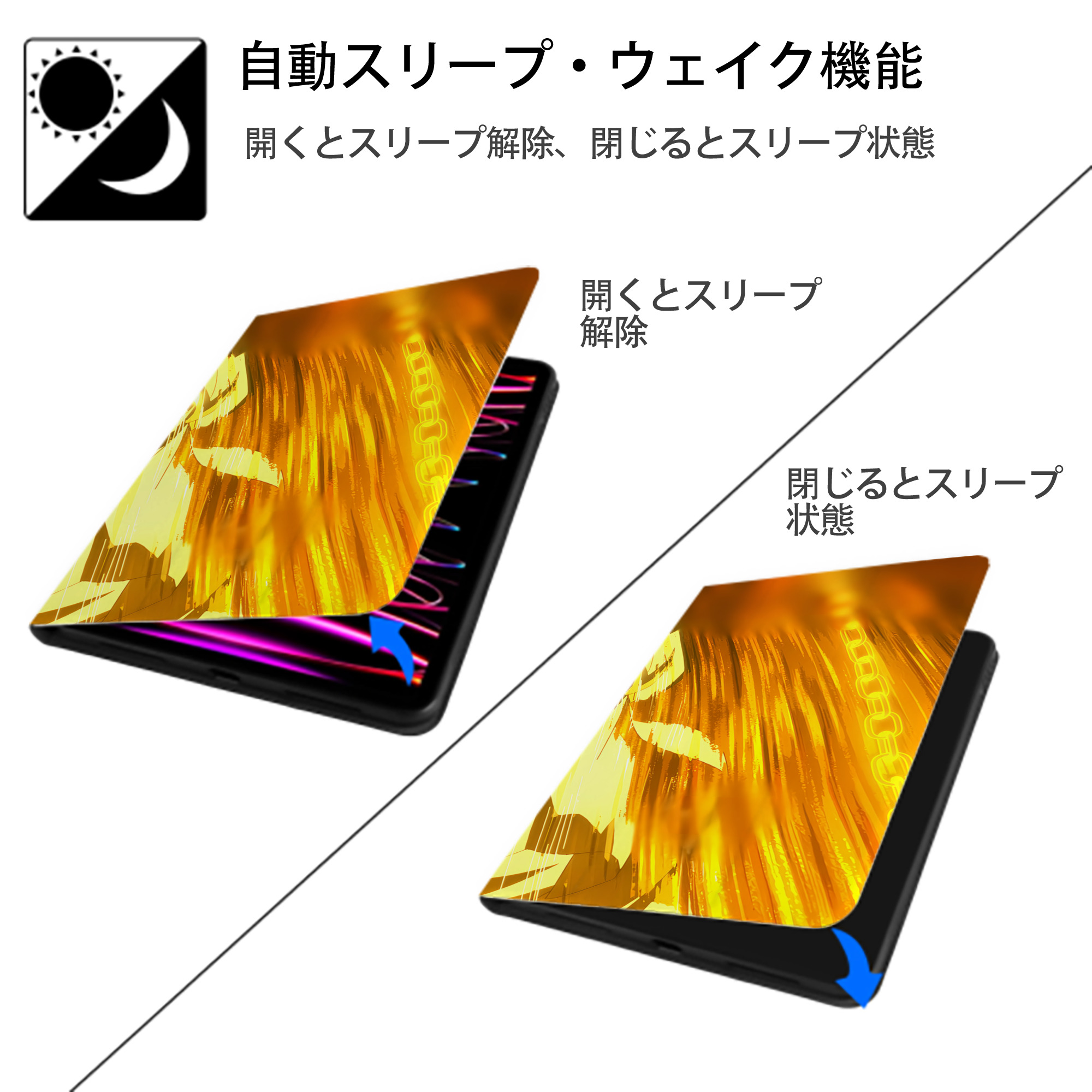 転スラ Regarding Reincarnated to Slime IPad ケース ブック型 PUレザー TPU 耐衝撃 軽量 薄型 ペン収納なし 全面保護 IPad 各モデル対応