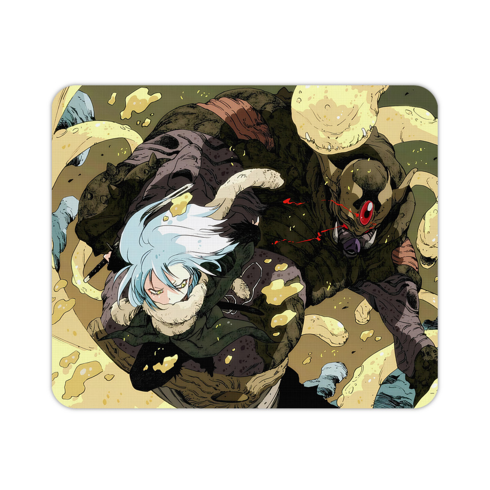 （画像用） 転スラ Regarding Reincarnated to Slime マウスパッド ステッチ加工 ラバー素材 防水 滑り止め 超薄型 ゲーミング/オフィス対応