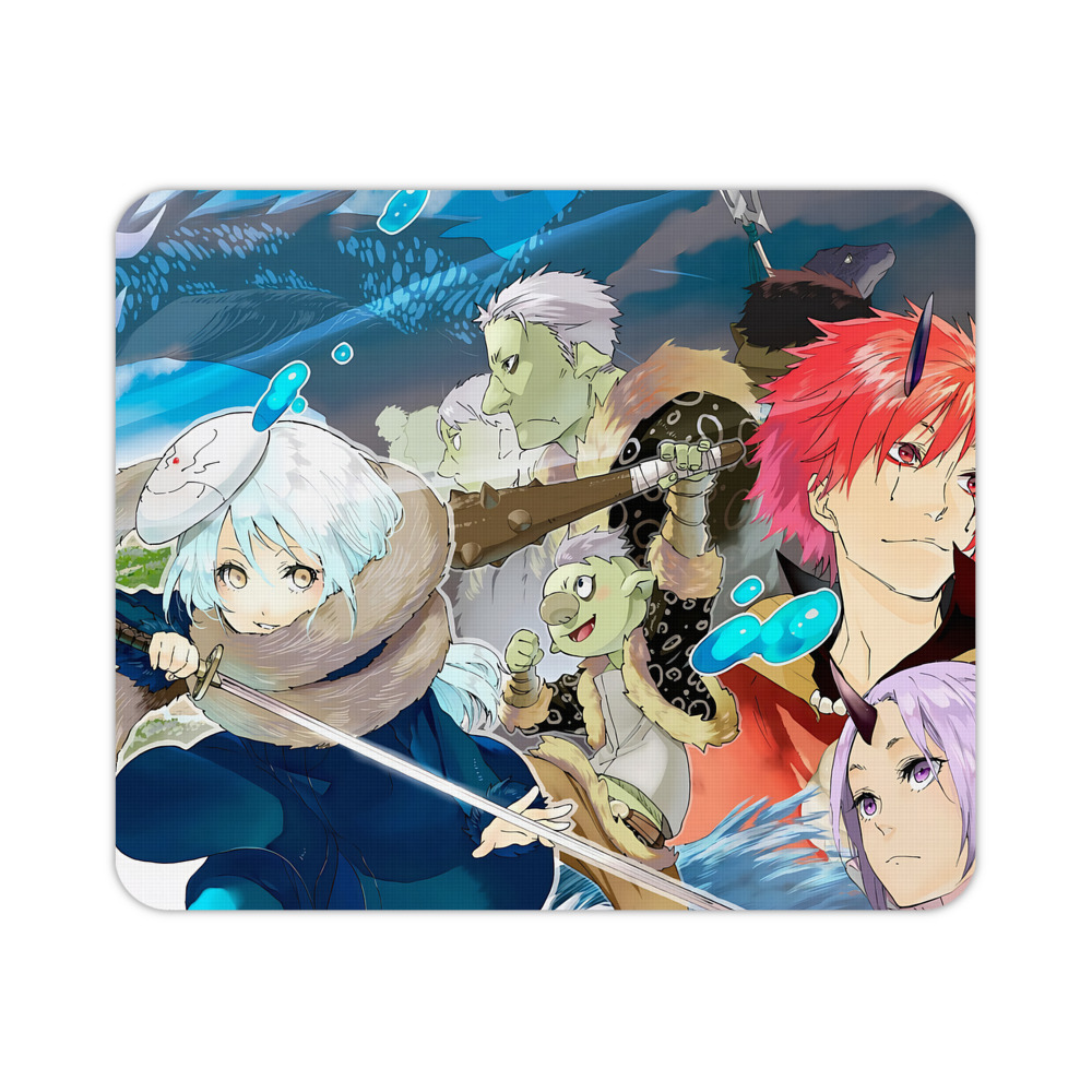 （画像用） 転スラ Regarding Reincarnated to Slime マウスパッド ステッチ加工 ラバー素材 防水 滑り止め 超薄型 ゲーミング/オフィス対応