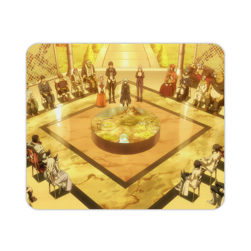 （画像用） 転スラ Regarding Reincarnated to Slime マウスパッド ステッチ加工 ラバー素材 防水 滑り止め 超薄型 ゲーミング/オフィス対応